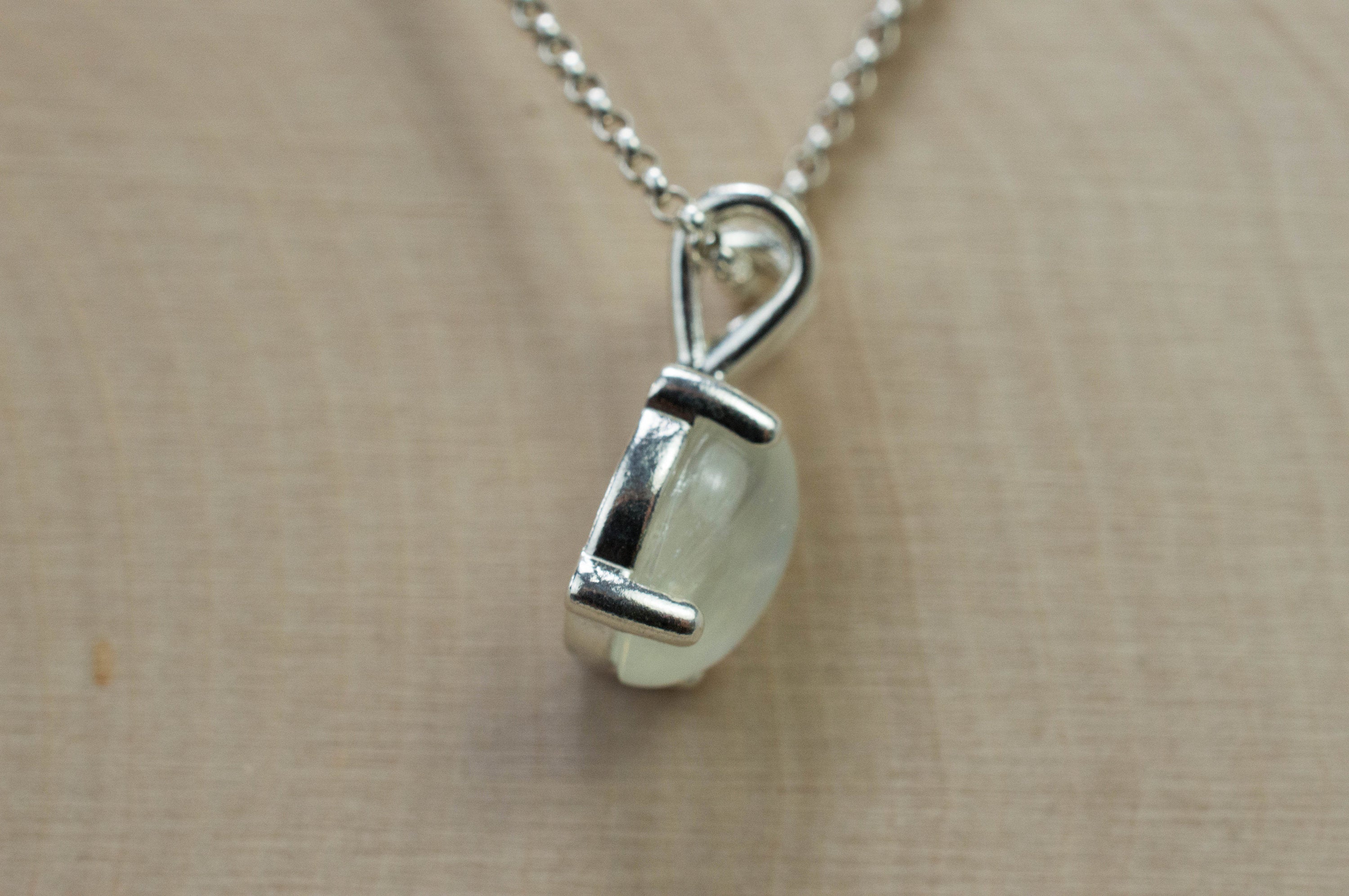 Moonstone Pendant, Natural Untreated India Rainbow Moonstone; 3.320cts - Mark Oliver Gems