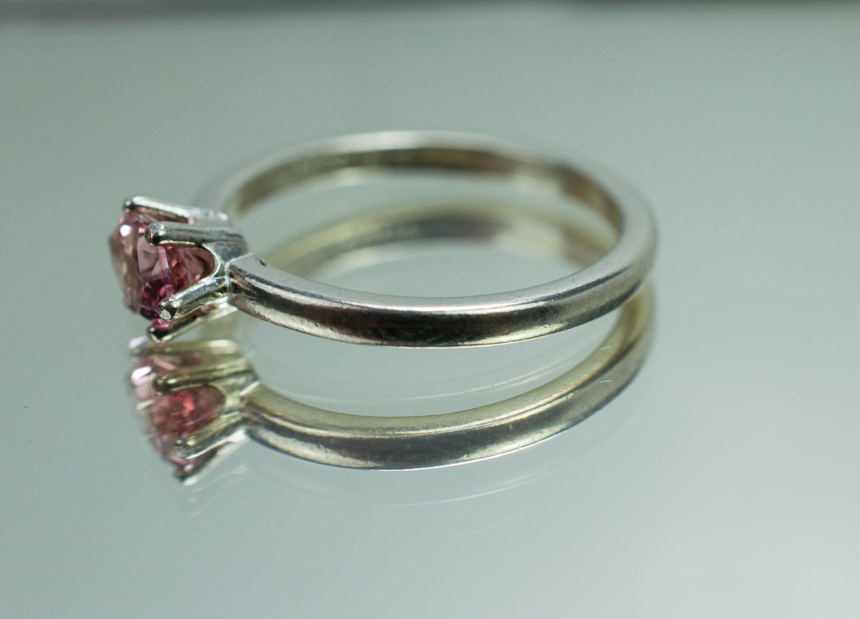 Pink Tourmaline Ring, Genuine Untreated San Diego Tourmaline; 0.575cts - Mark Oliver Gems