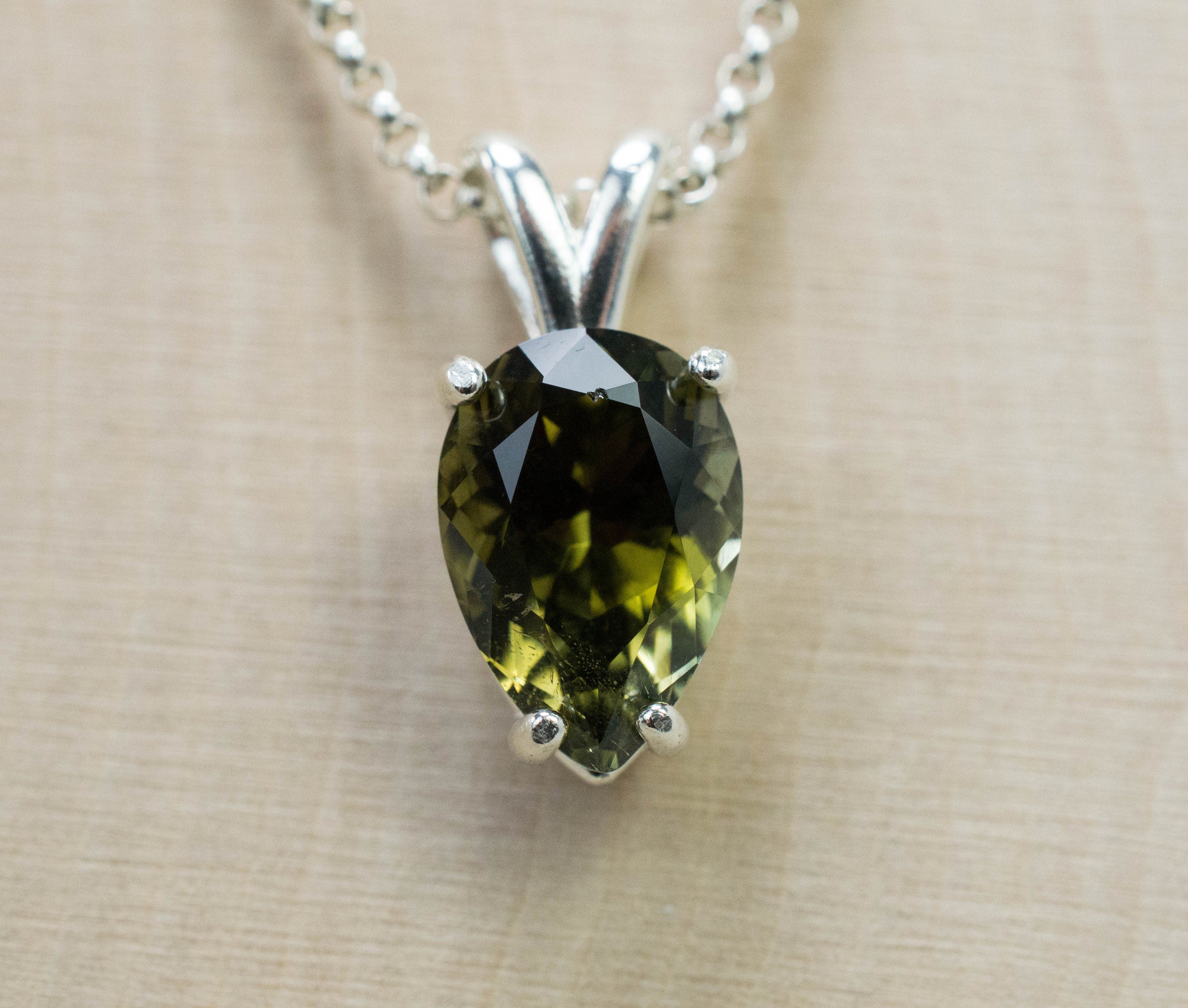 Tourmaline Pendant, Natural Untreated San Diego Tourmaline; 2.180cts - Mark Oliver Gems