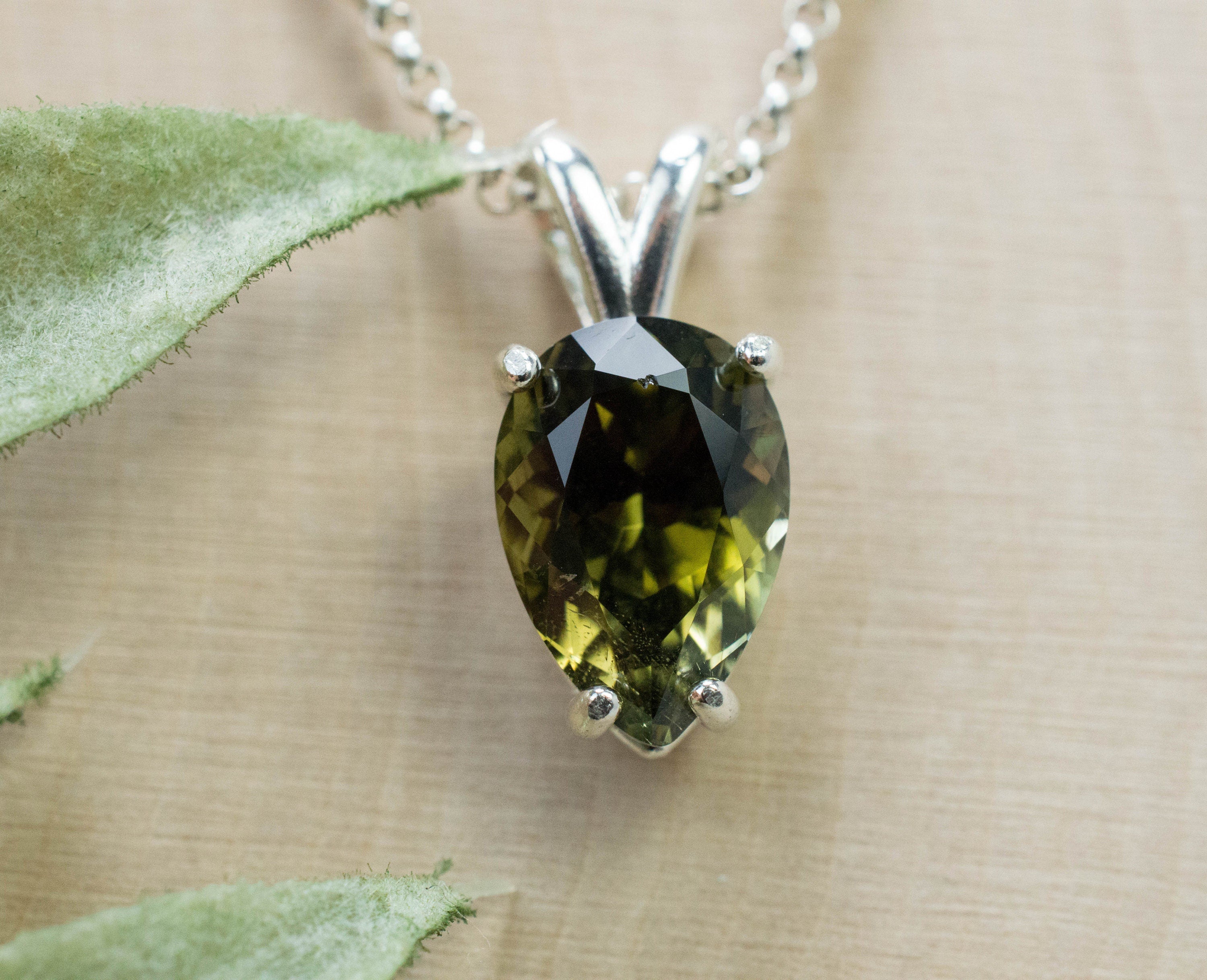 Tourmaline Pendant, Natural Untreated San Diego Tourmaline; 2.180cts - Mark Oliver Gems