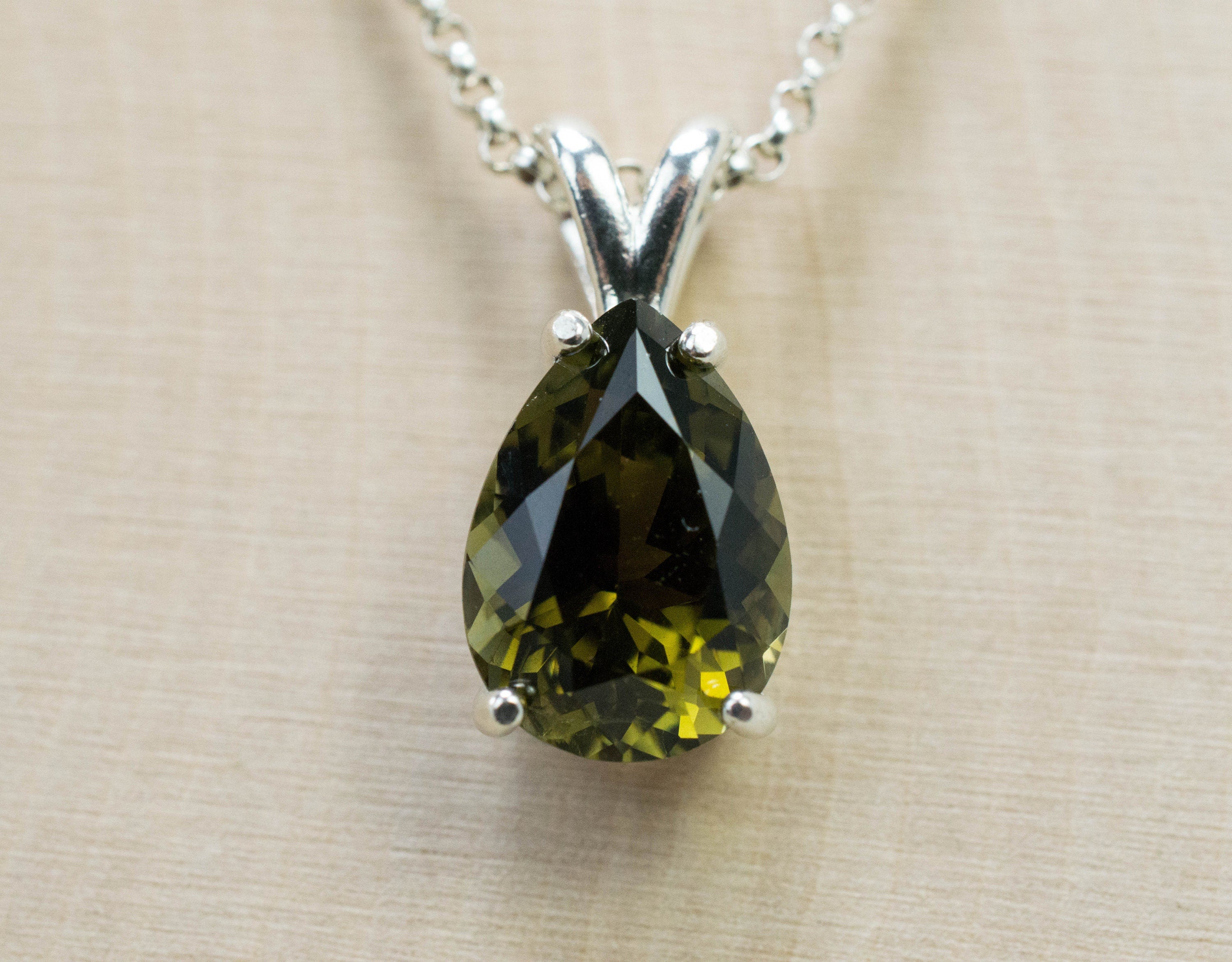 Tourmaline Pendant, Natural Untreated San Diego Tourmaline; 4.125cts - Mark Oliver Gems