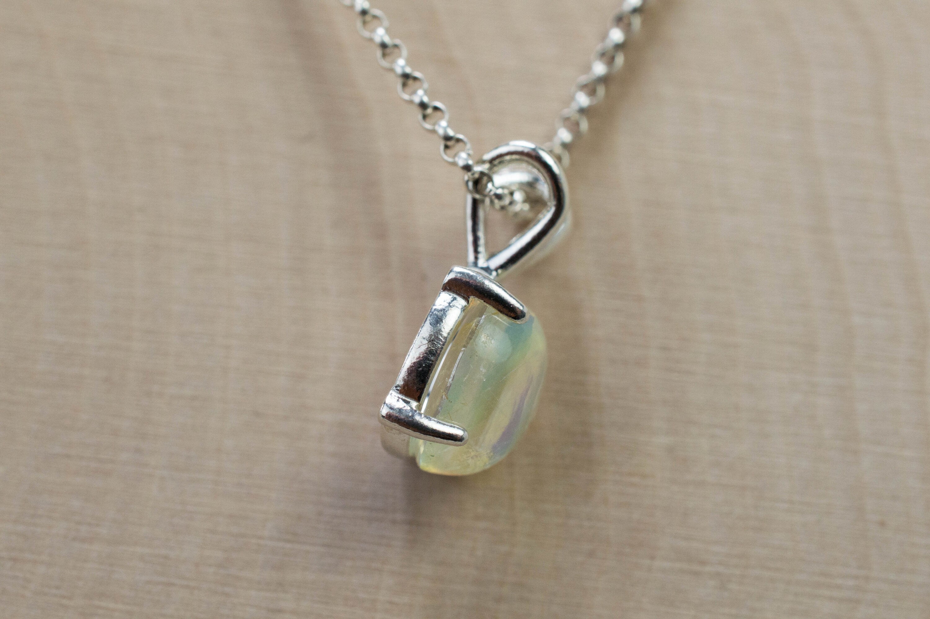 Moonstone Pendant, Natural Untreated India Rainbow Moonstone; 2.530cts - Mark Oliver Gems