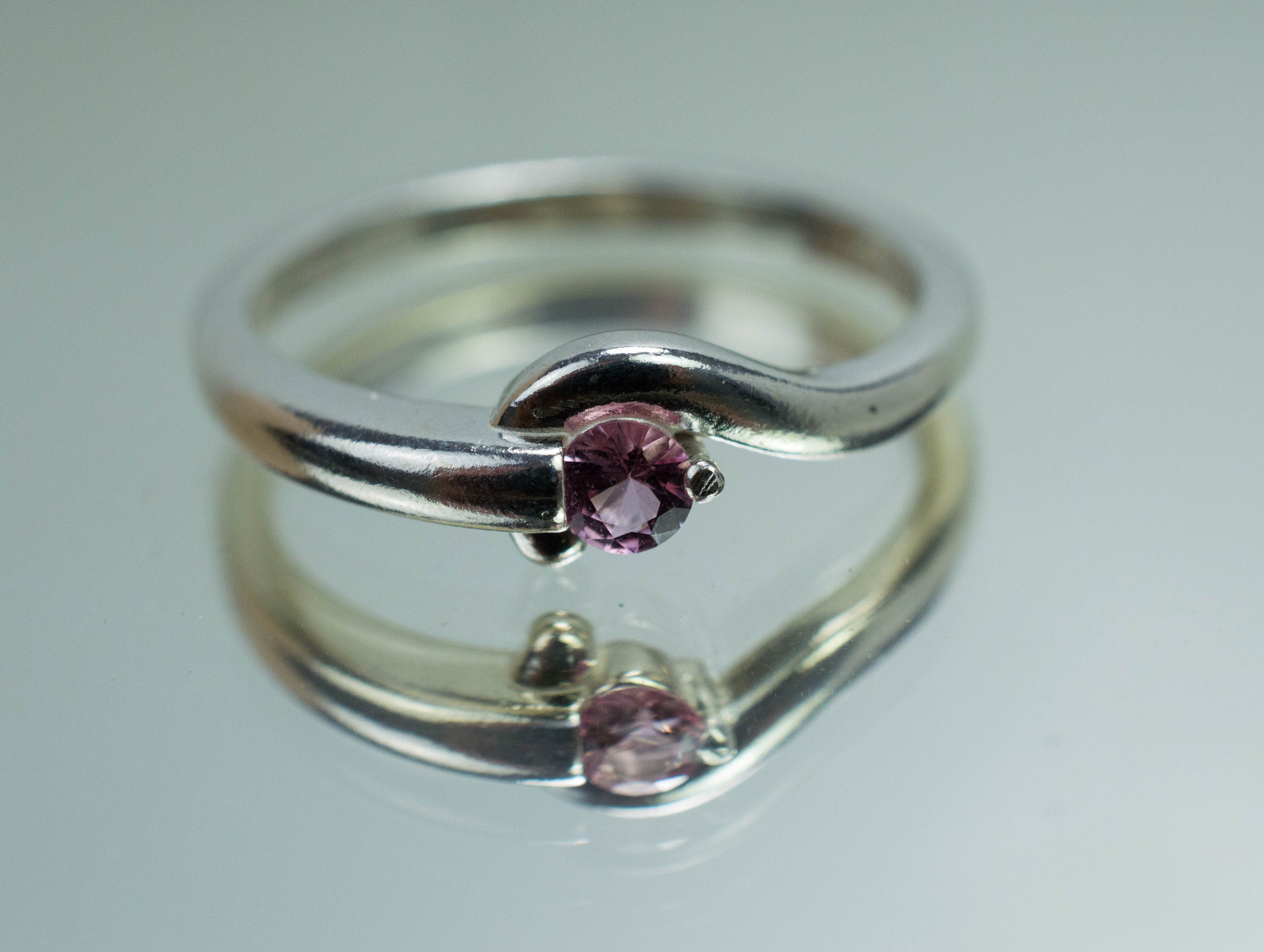 Pink Tourmaline Ring, Genuine Untreated San Diego Tourmaline; 0.100cts - Mark Oliver Gems