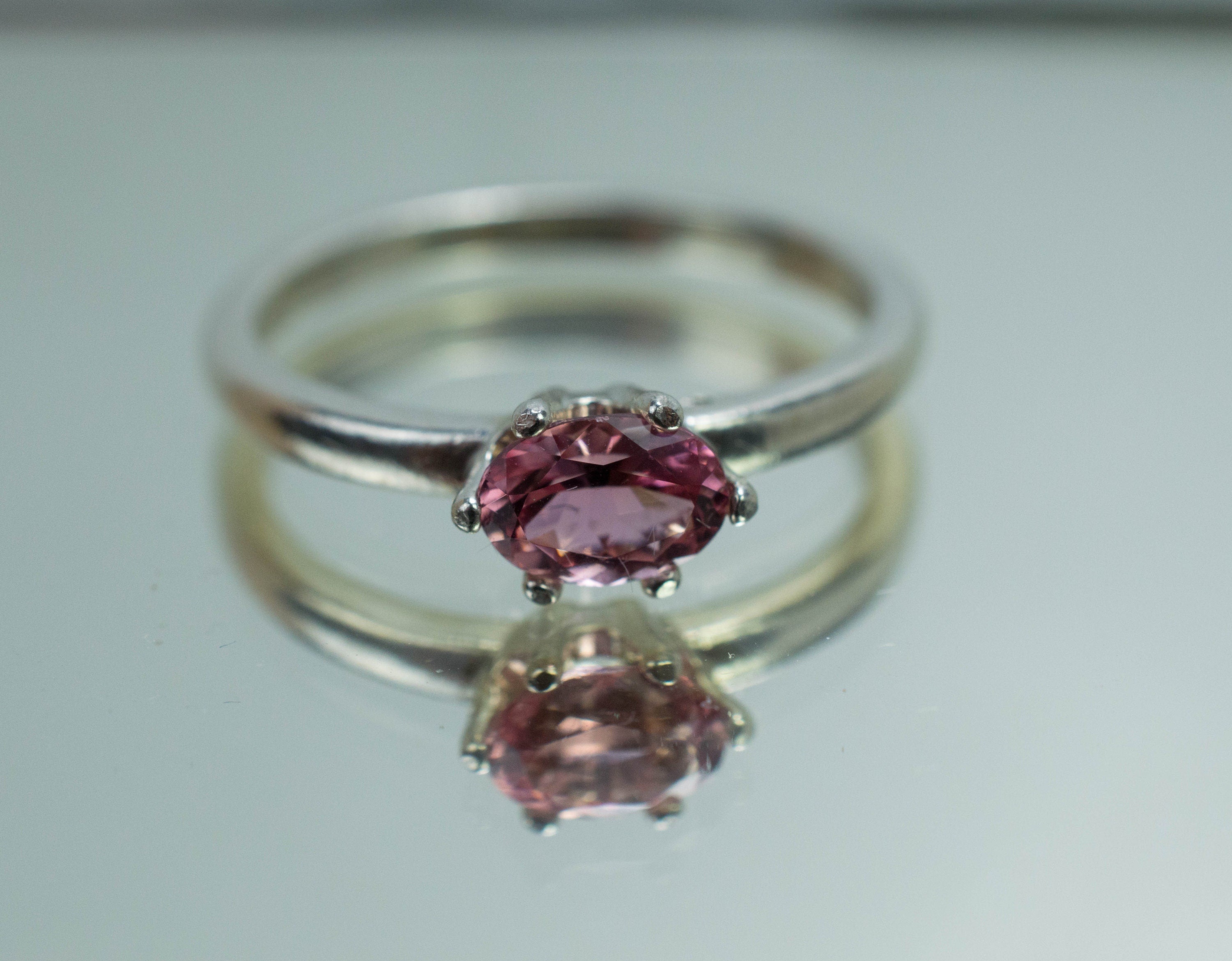Pink Tourmaline Ring, Genuine Untreated San Diego Tourmaline; 0.575cts - Mark Oliver Gems