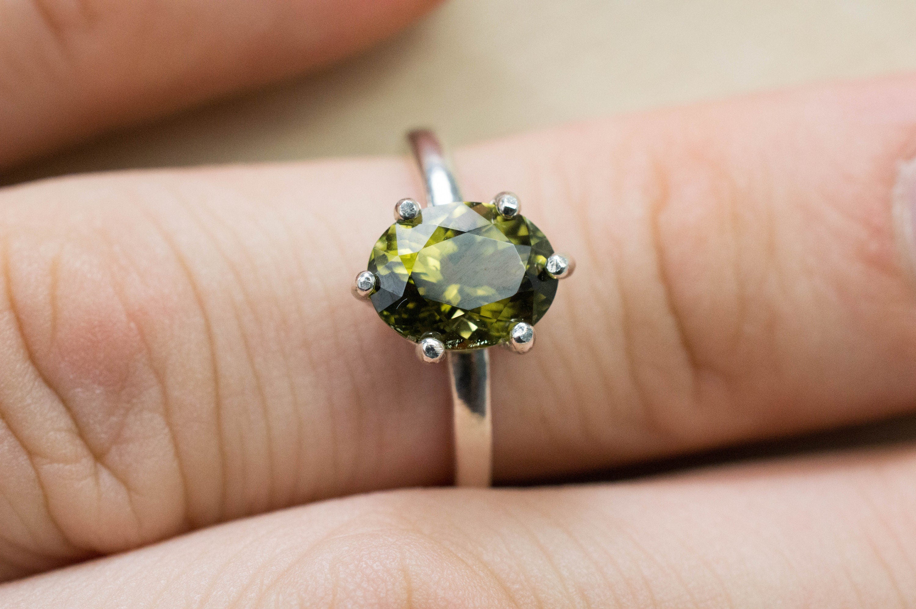 Tourmaline Ring, Genuine Untreated San Diego Tourmaline; 1.810cts - Mark Oliver Gems