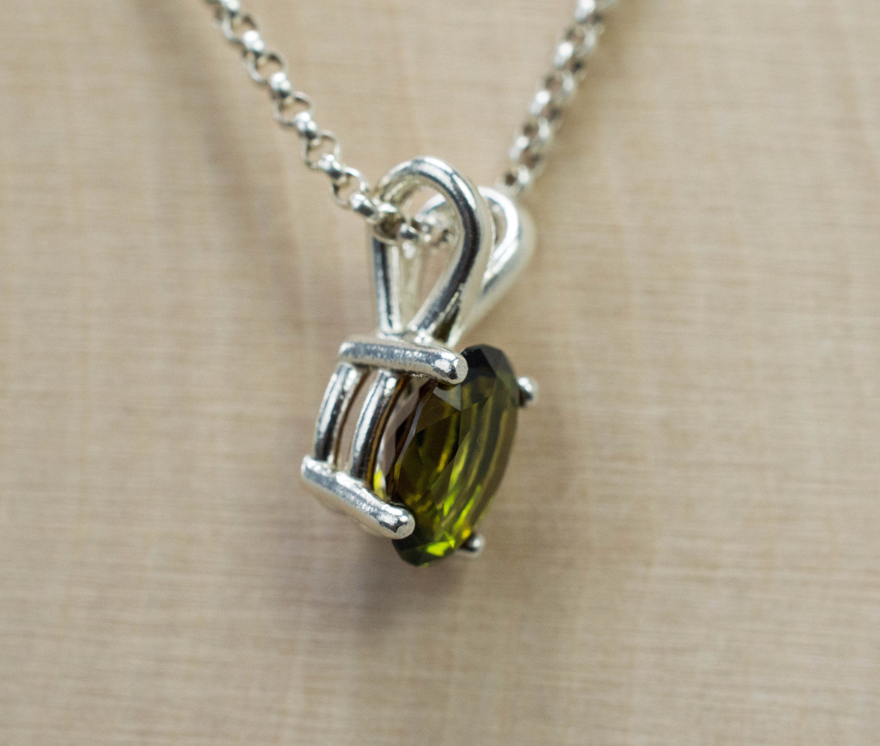 Tourmaline Pendant; Natural Untreated Tanzania Dravite Tourmaline; 1.450cts - Mark Oliver Gems