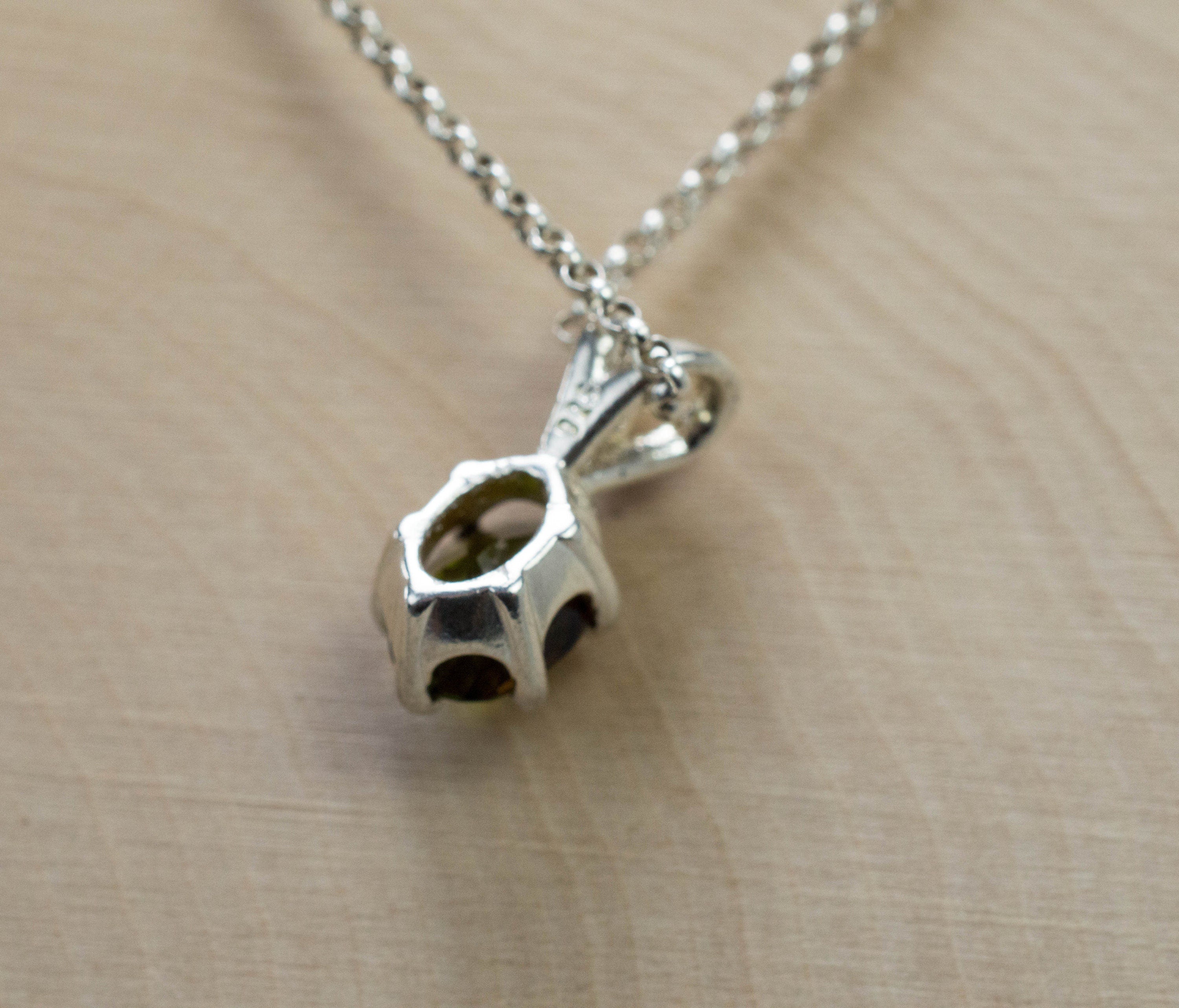 Tourmaline Pendant; Natural Untreated Tanzania Dravite Tourmaline; 1.470cts - Mark Oliver Gems