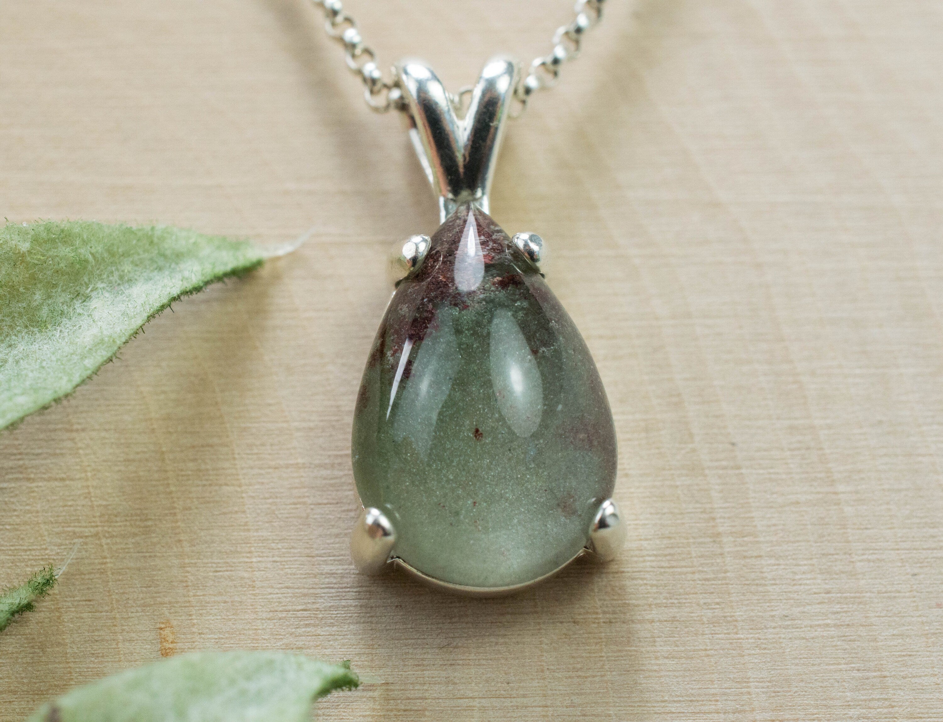 Garden Quartz Pendant, Natural Untreated Brazil Lodolite Quartz; 6.565cts - Mark Oliver Gems