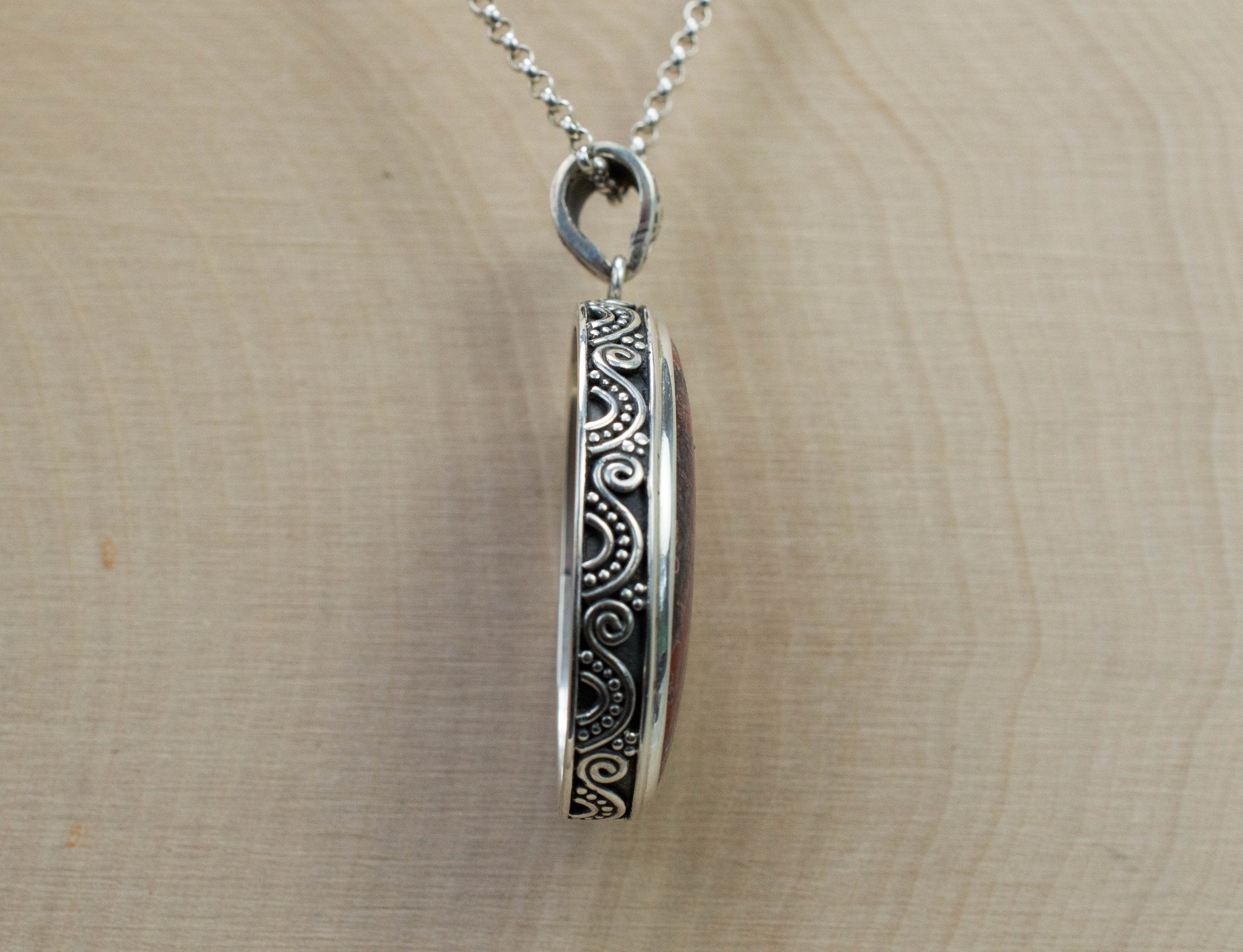 Dinosaur Bone Pendant; Natural Untreated Utah Dino Bone; 7.509g - Mark Oliver Gems