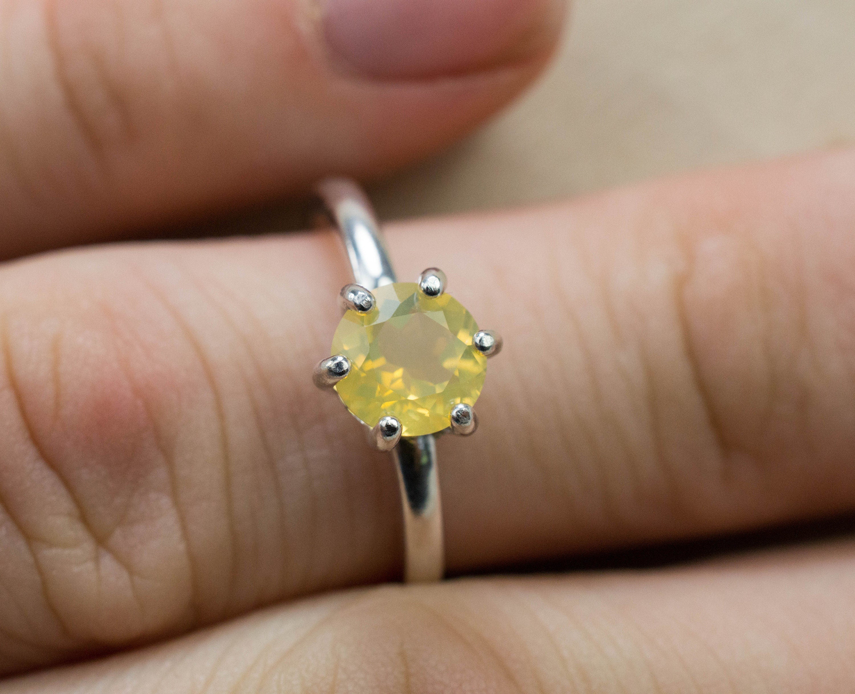Opal Ring, Natural Untreated Australia Opal; 0.820cts - Mark Oliver Gems