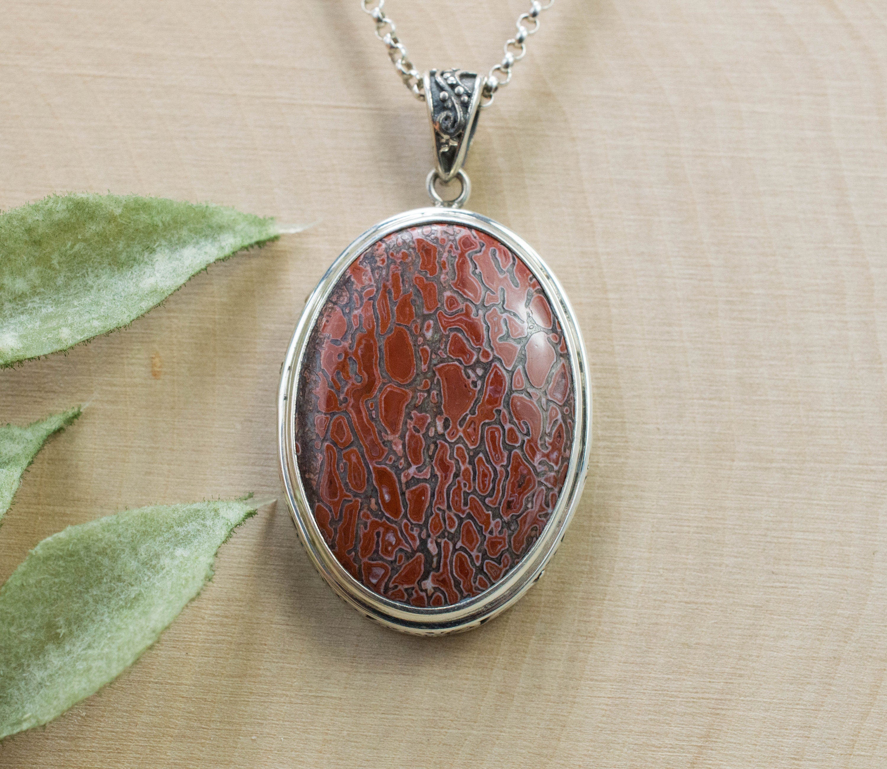 Dinosaur Bone Pendant; Natural Untreated Utah Dino Bone; 7.509g - Mark Oliver Gems