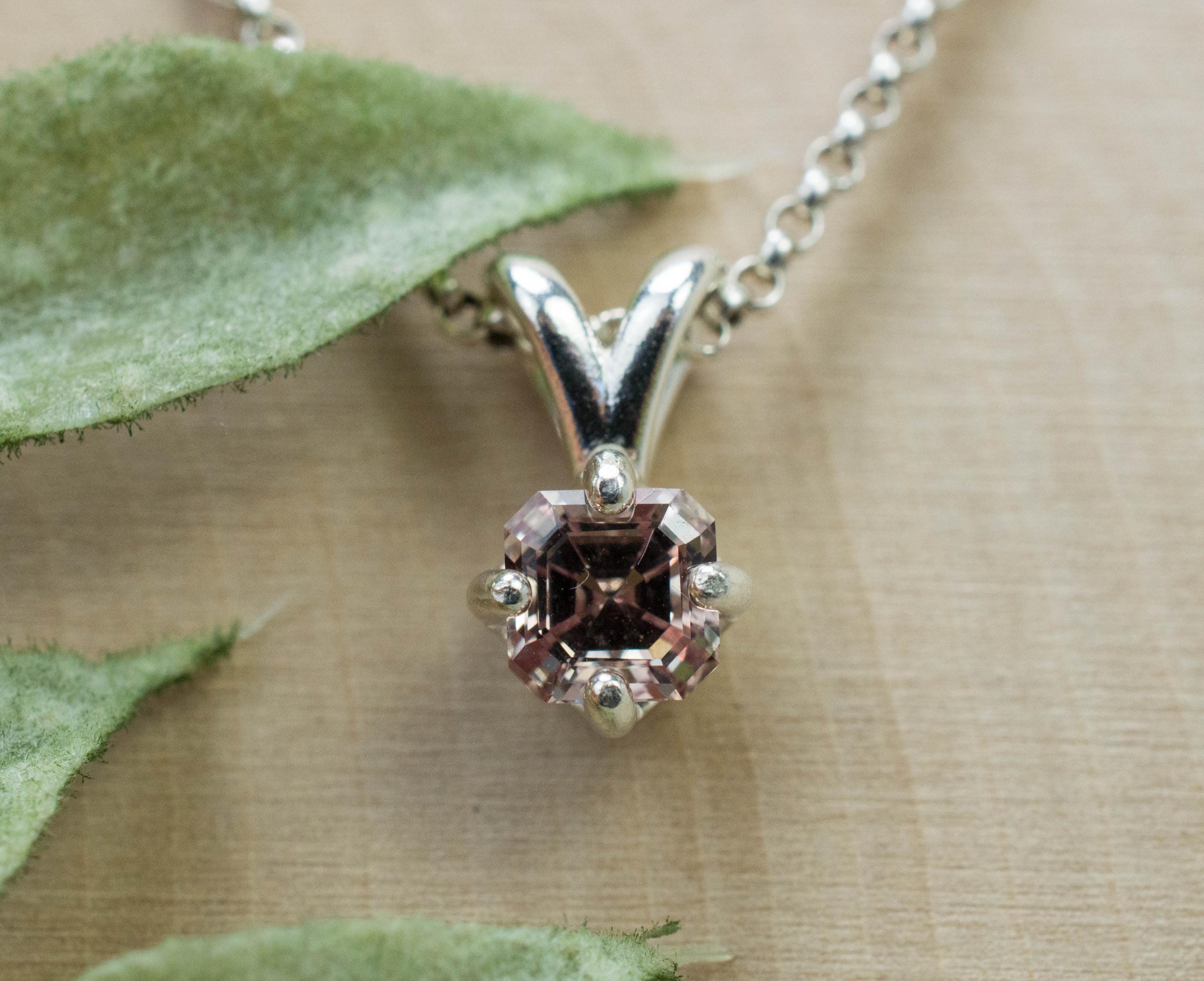 Dragon Garnet Pendant; Natural Untreated Tanzania Fluorescent Garnet; 0.970cts - Mark Oliver Gems