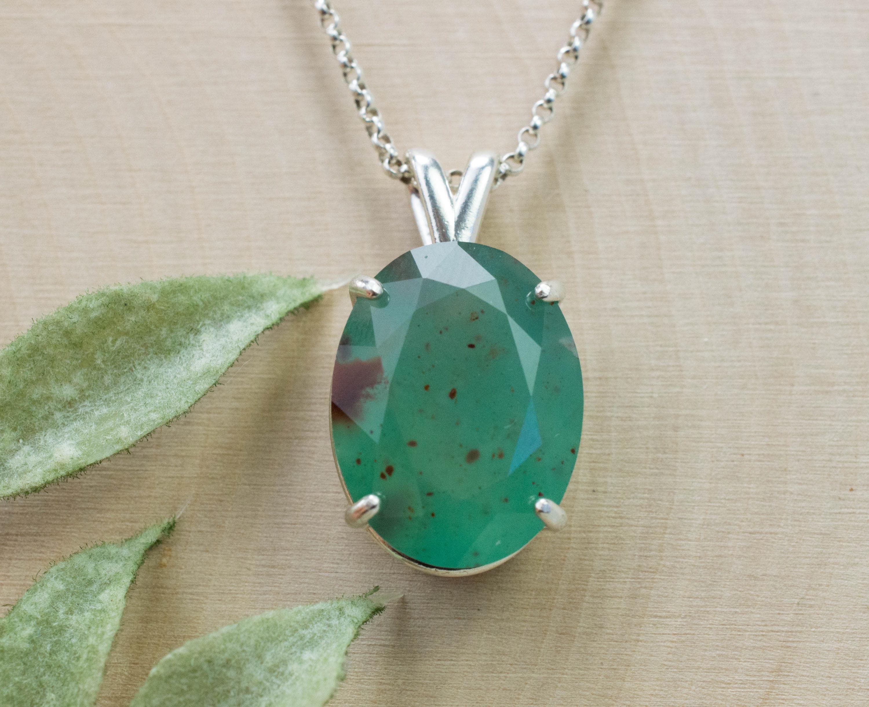 Aquaprase Pendant; Genuine Untreated African Aquaprase™; 15.650cts - Mark Oliver Gems