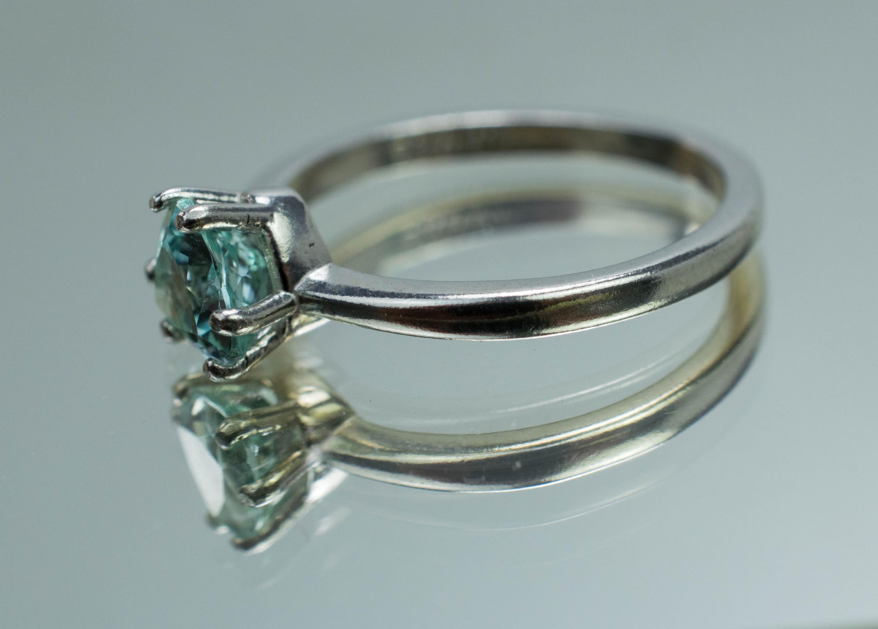 Tourmaline Ring, Natural Untreated Afghanistan Green Tourmaline; 0.785cts - Mark Oliver Gems