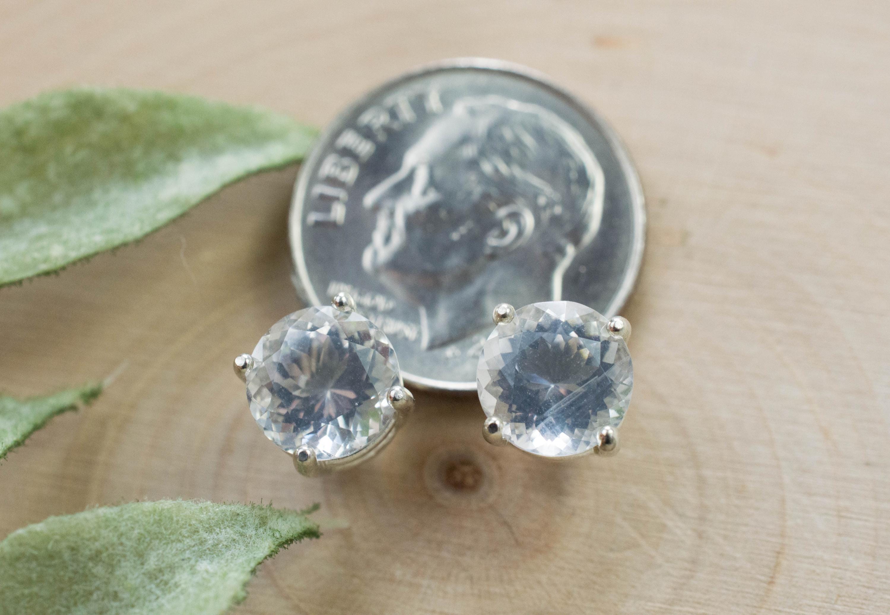Moon Quartz Earrings, Genuine Untreated Brazilian Quartz; 2.550cts - Mark Oliver Gems