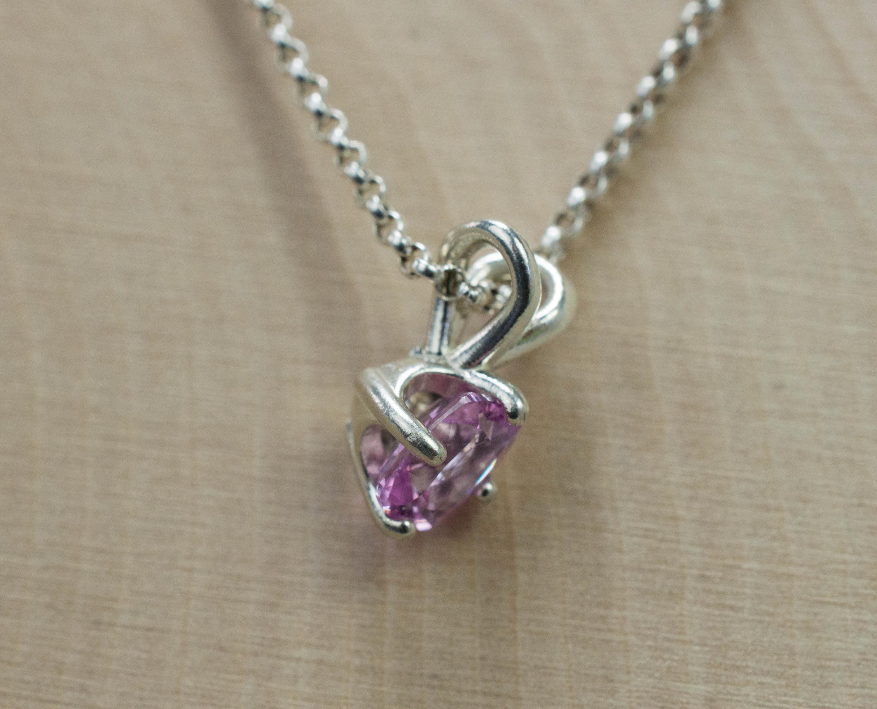 Pink Spinel Pendant; Genuine Untreated Vietnam Spinel; 1.040cts - Mark Oliver Gems