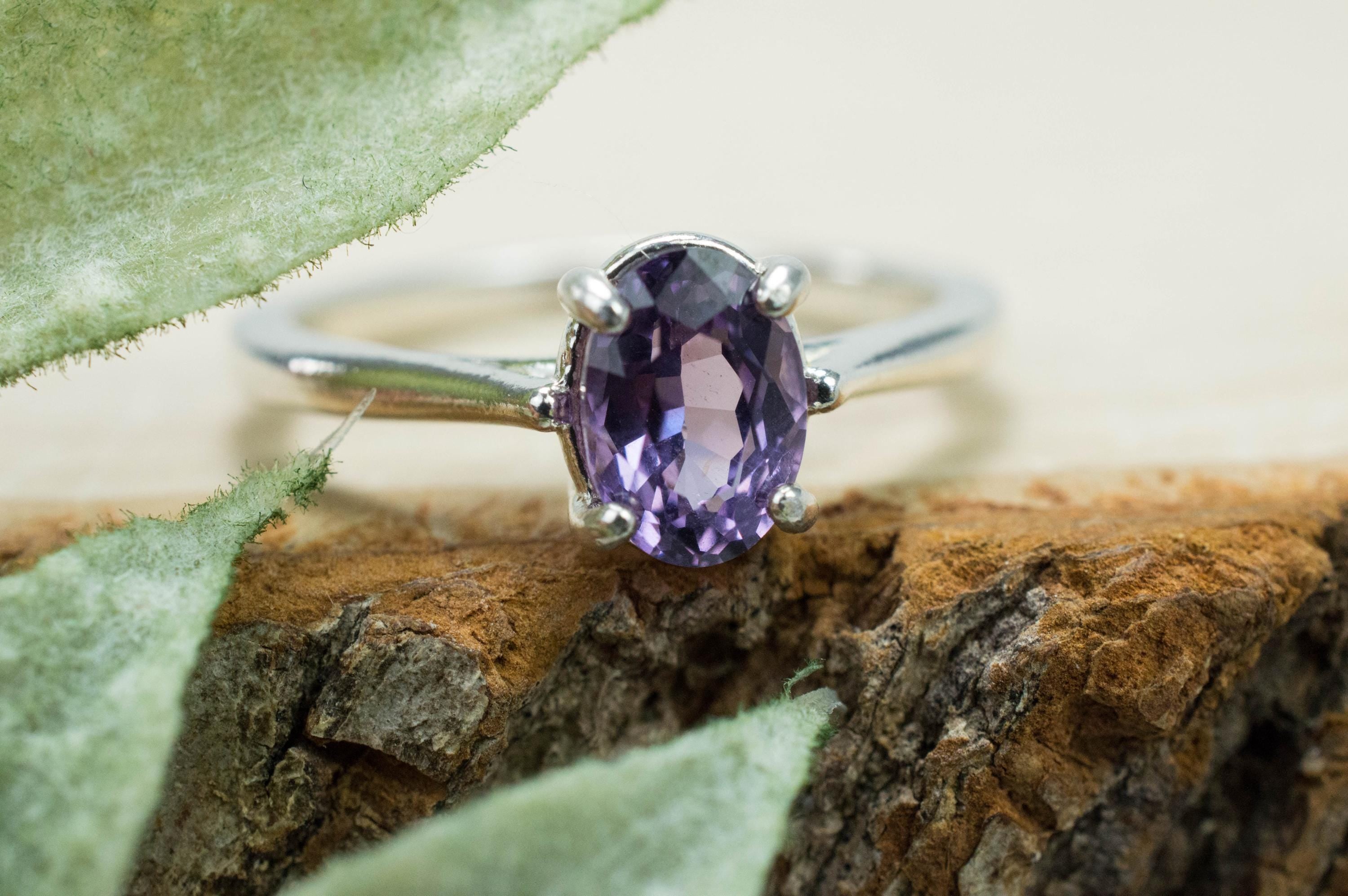 Purple Spinel Ring; Genuine Untreated Sri Lanka Spinel; 1.170cts - Mark Oliver Gems