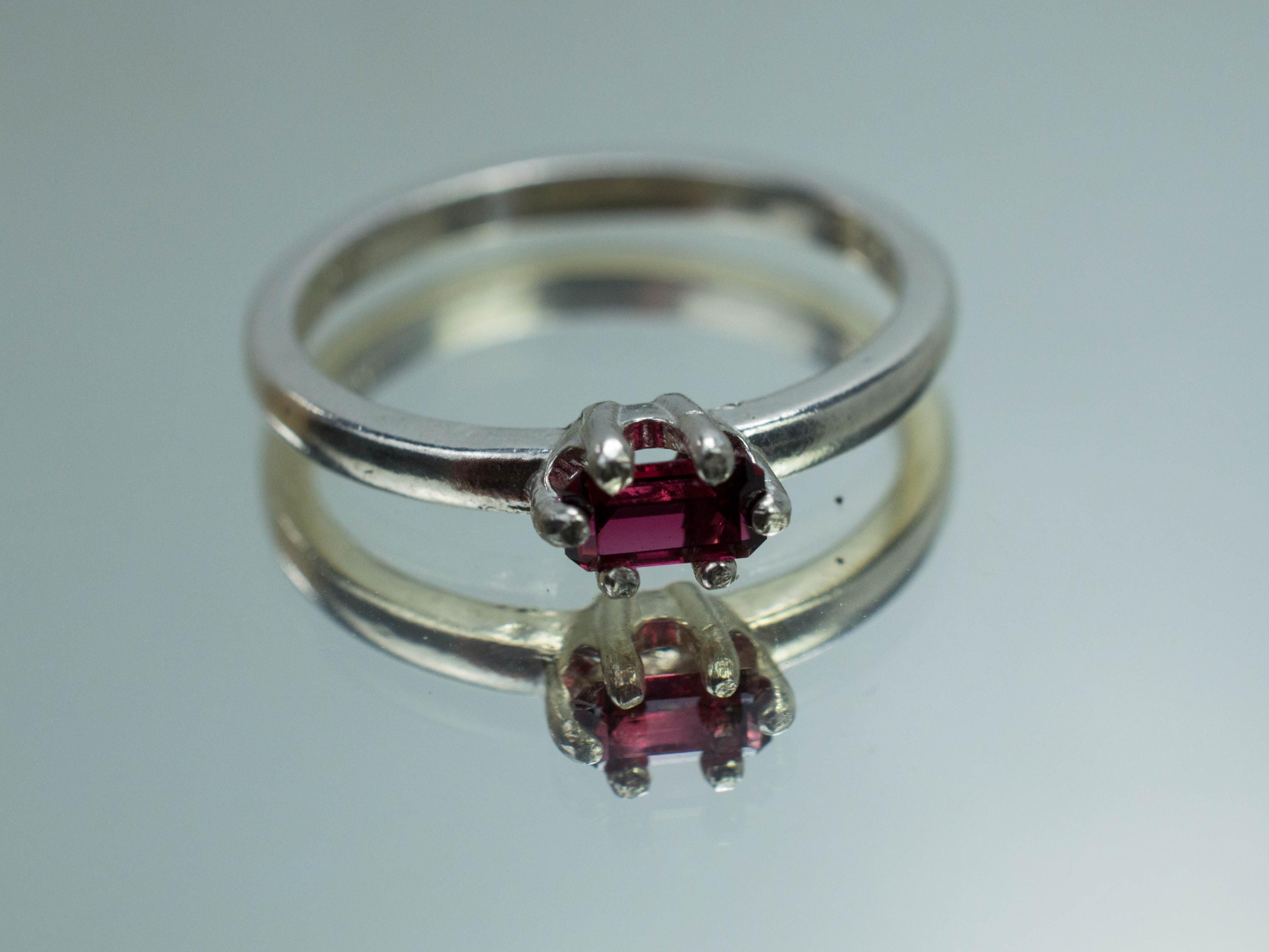 Red Spinel Ring, Genuine Untreated Vietnam Jedi Spinel; 0.295cts - Mark Oliver Gems