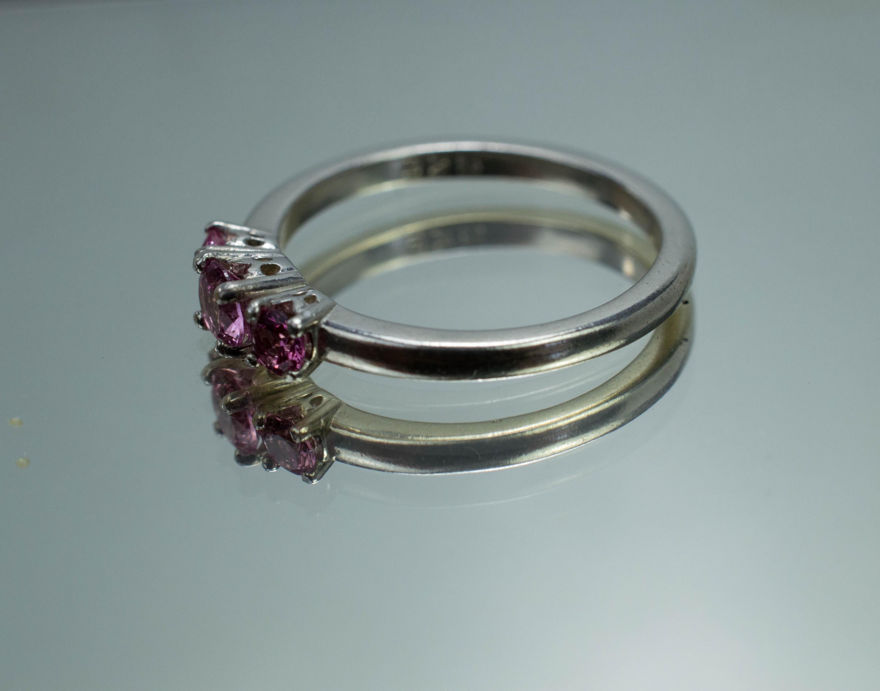 Pink Spinel Ring, Natural Untreated Vietnam Spinel; 0.490cts - Mark Oliver Gems