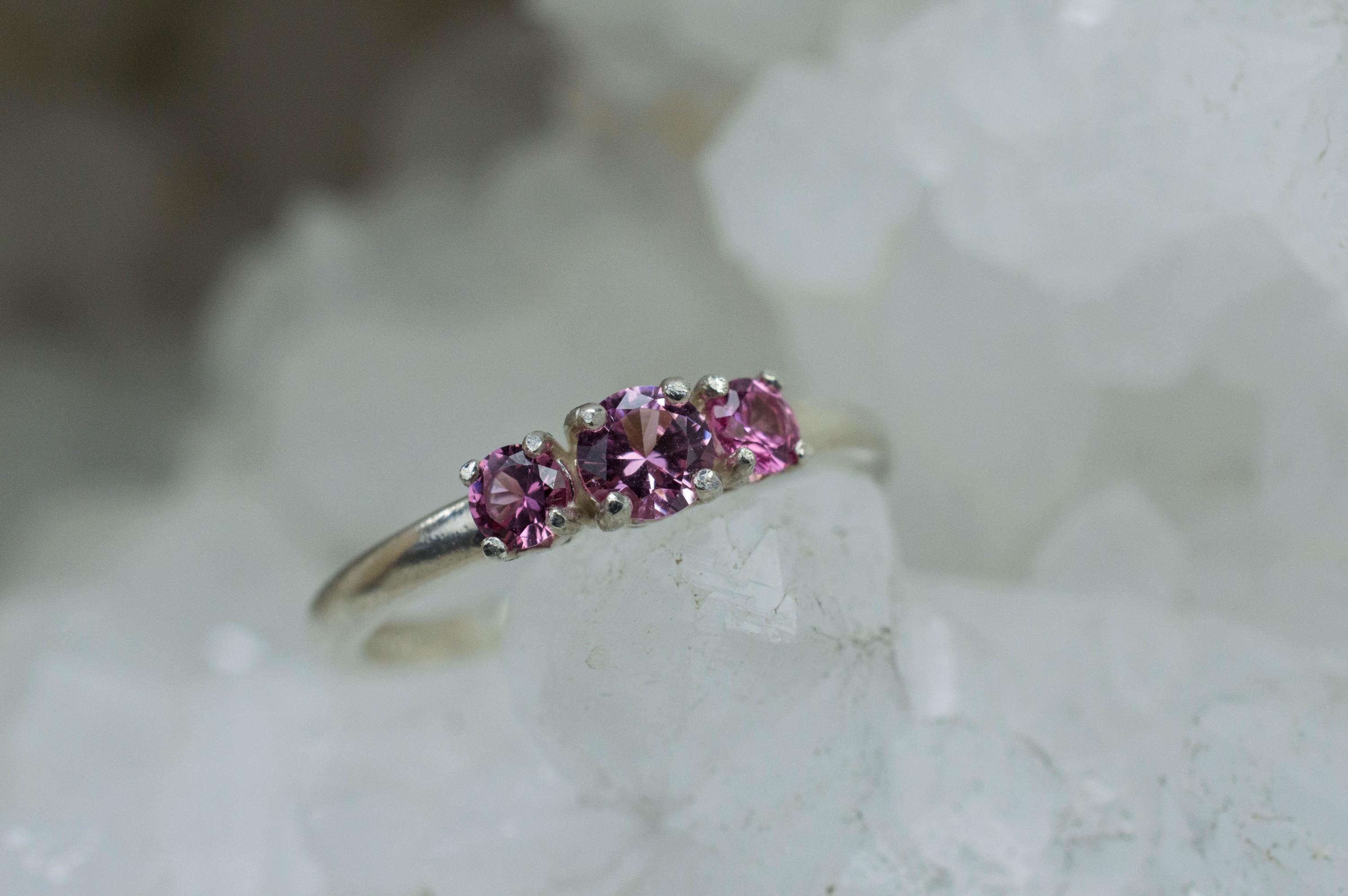 Pink Spinel Ring, Natural Untreated Vietnam Spinel; 0.490cts - Mark Oliver Gems