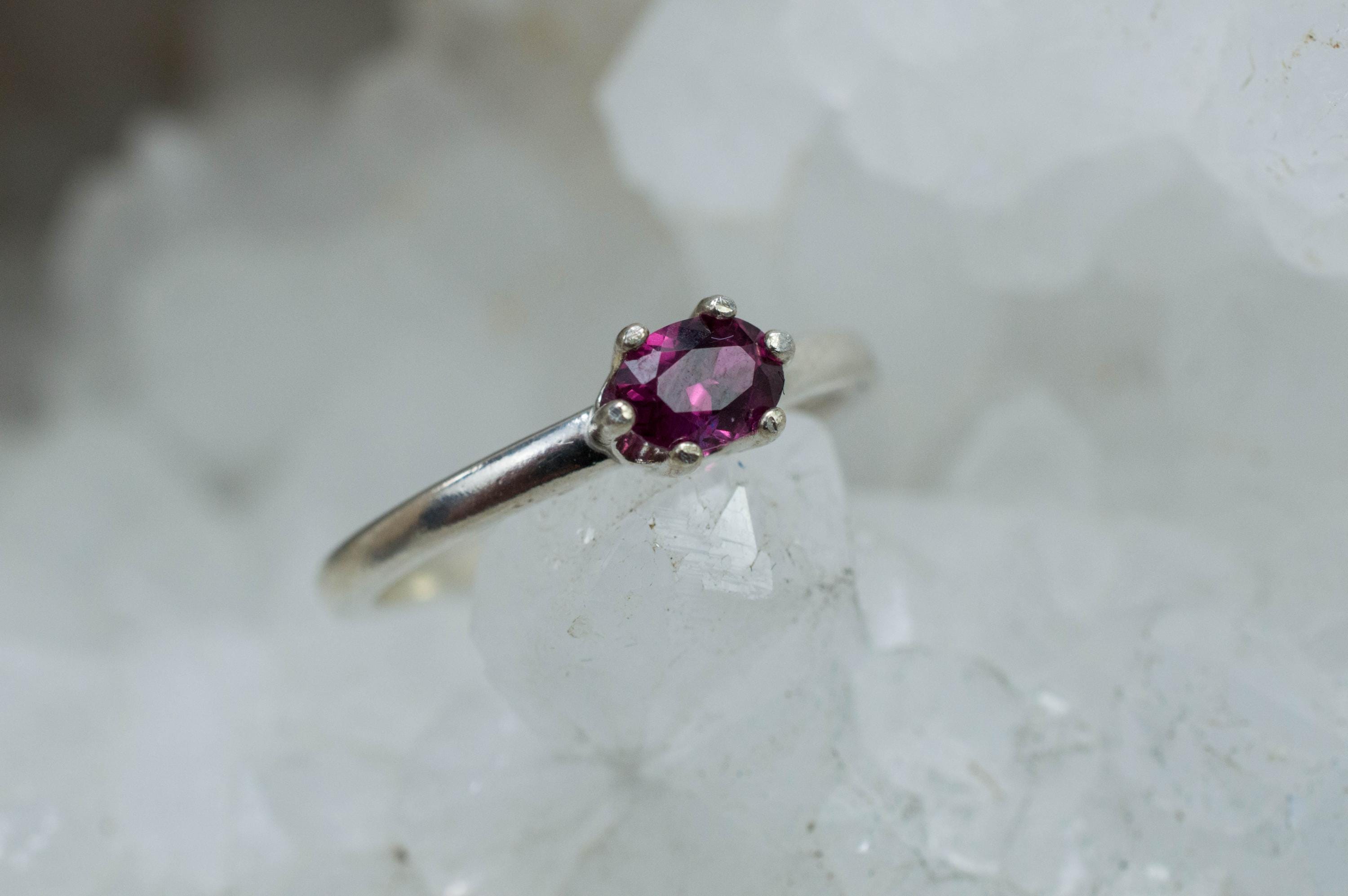 Ruby Ring; Natural Thailand Ruby; 0.410cts - Mark Oliver Gems