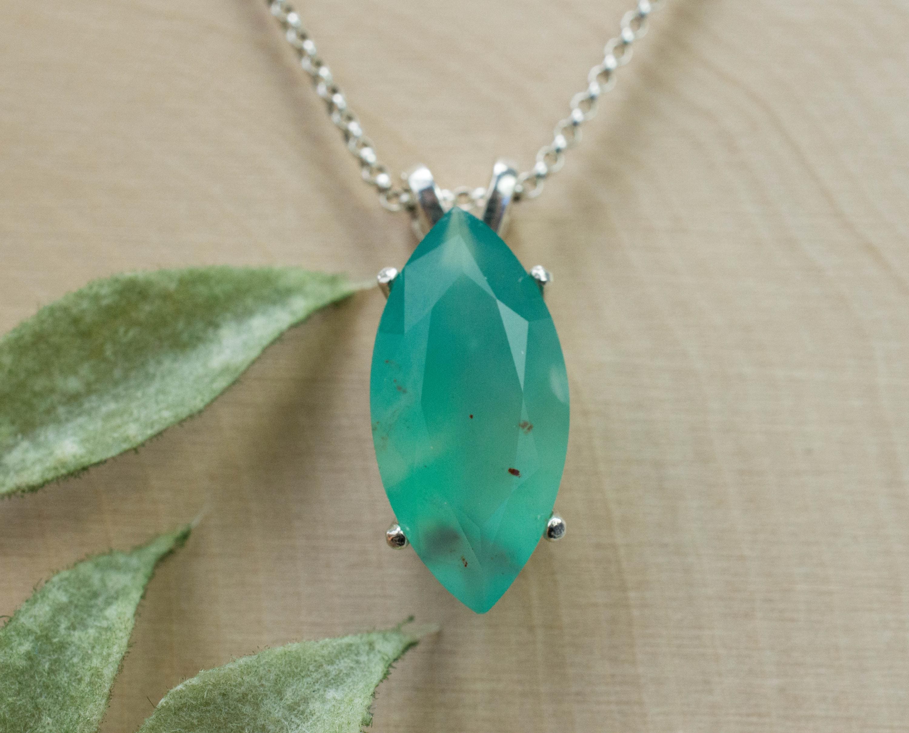 Aquaprase Pendant; Genuine Untreated African Aquaprase™; 7.475cts - Mark Oliver Gems