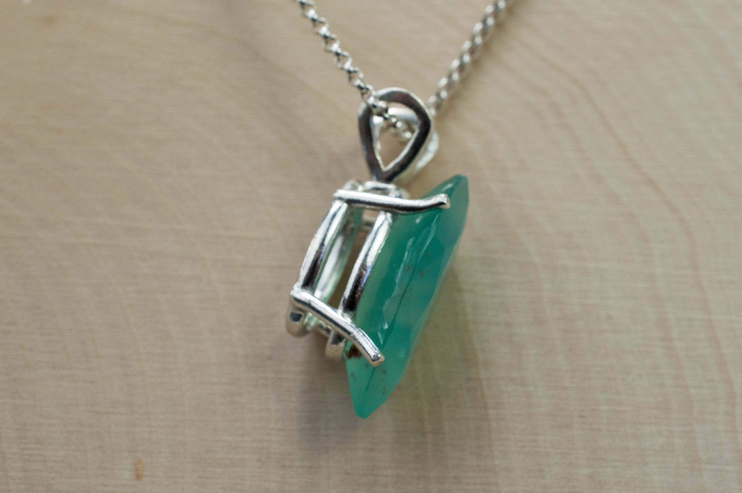 Aquaprase Pendant; Genuine Untreated African Aquaprase™; 7.475cts - Mark Oliver Gems