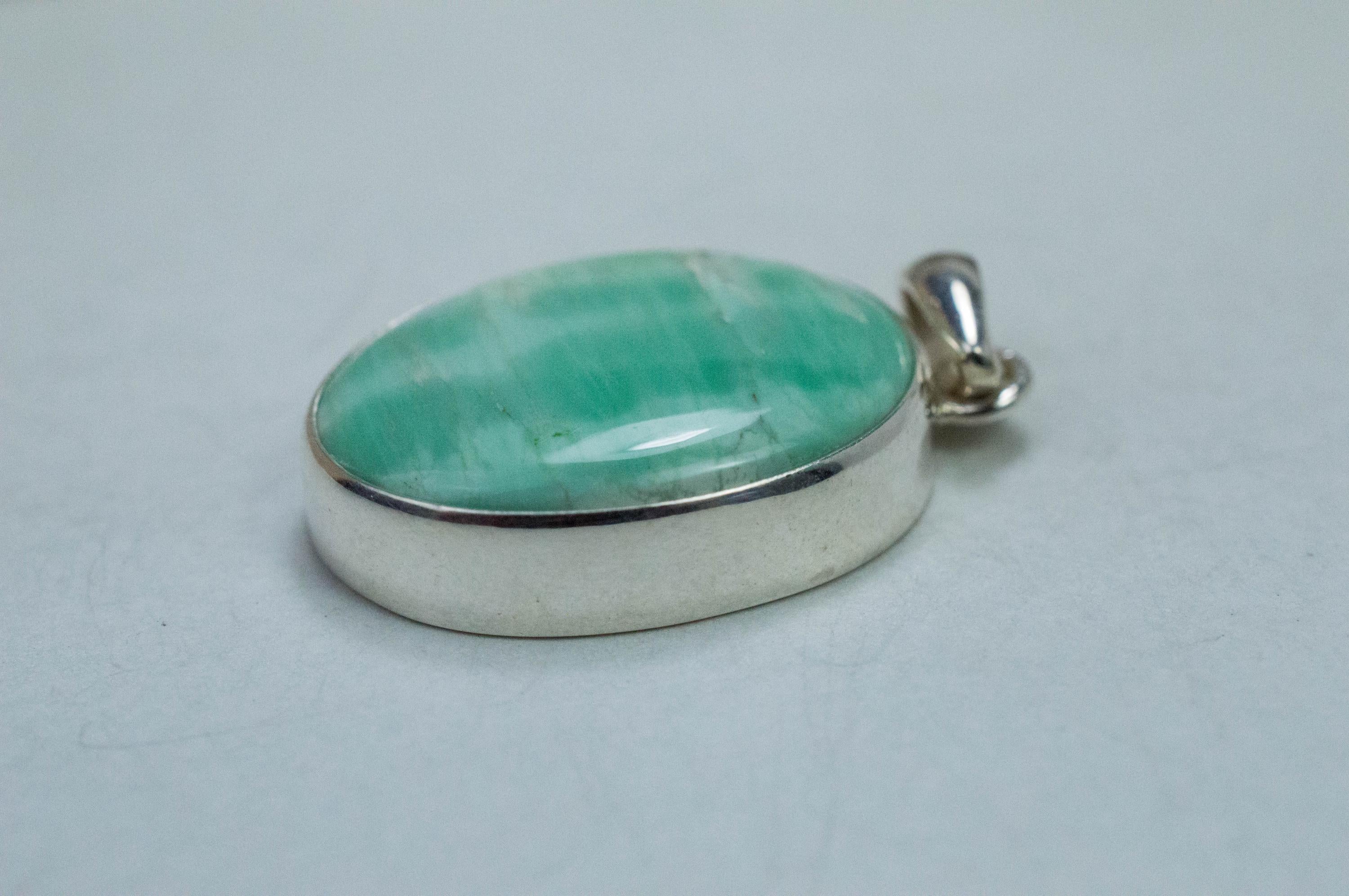 Variscite Pendant, Natural Untreated Australia Variscite - Mark Oliver Gems