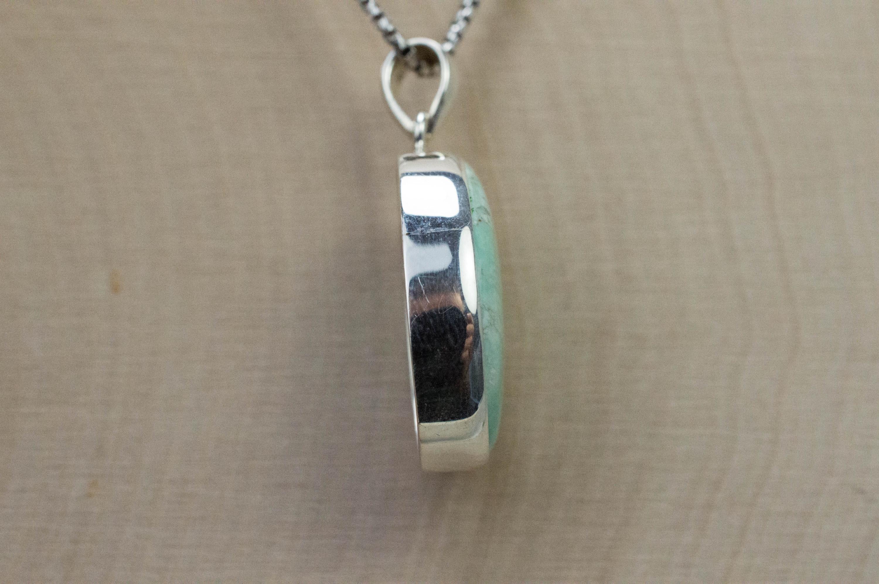 Variscite Pendant, Natural Untreated Australia Variscite - Mark Oliver Gems