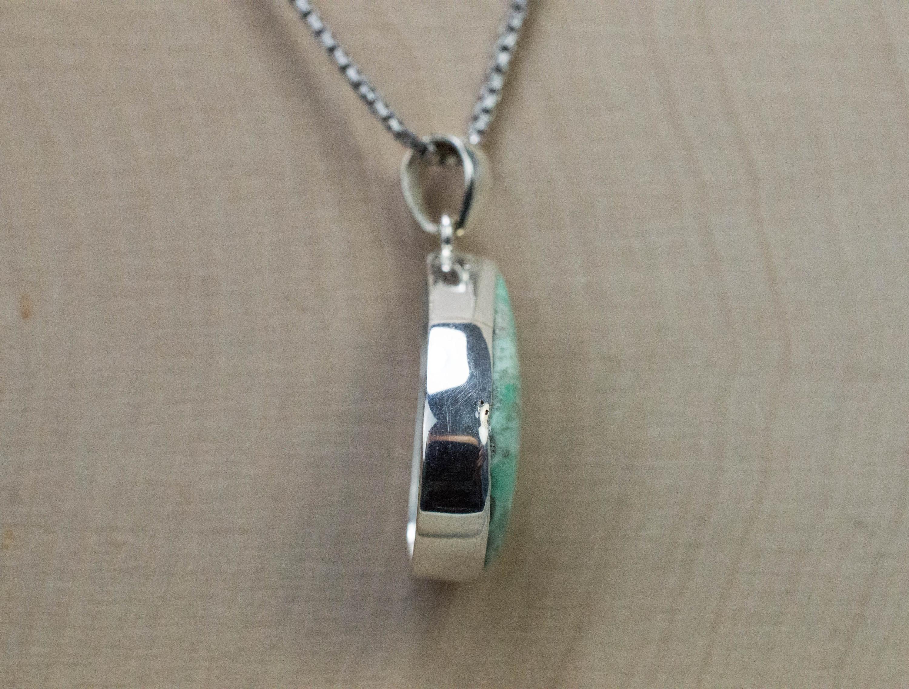 Variscite Pendant, Genuine Untreated Australia Variscite - Mark Oliver Gems