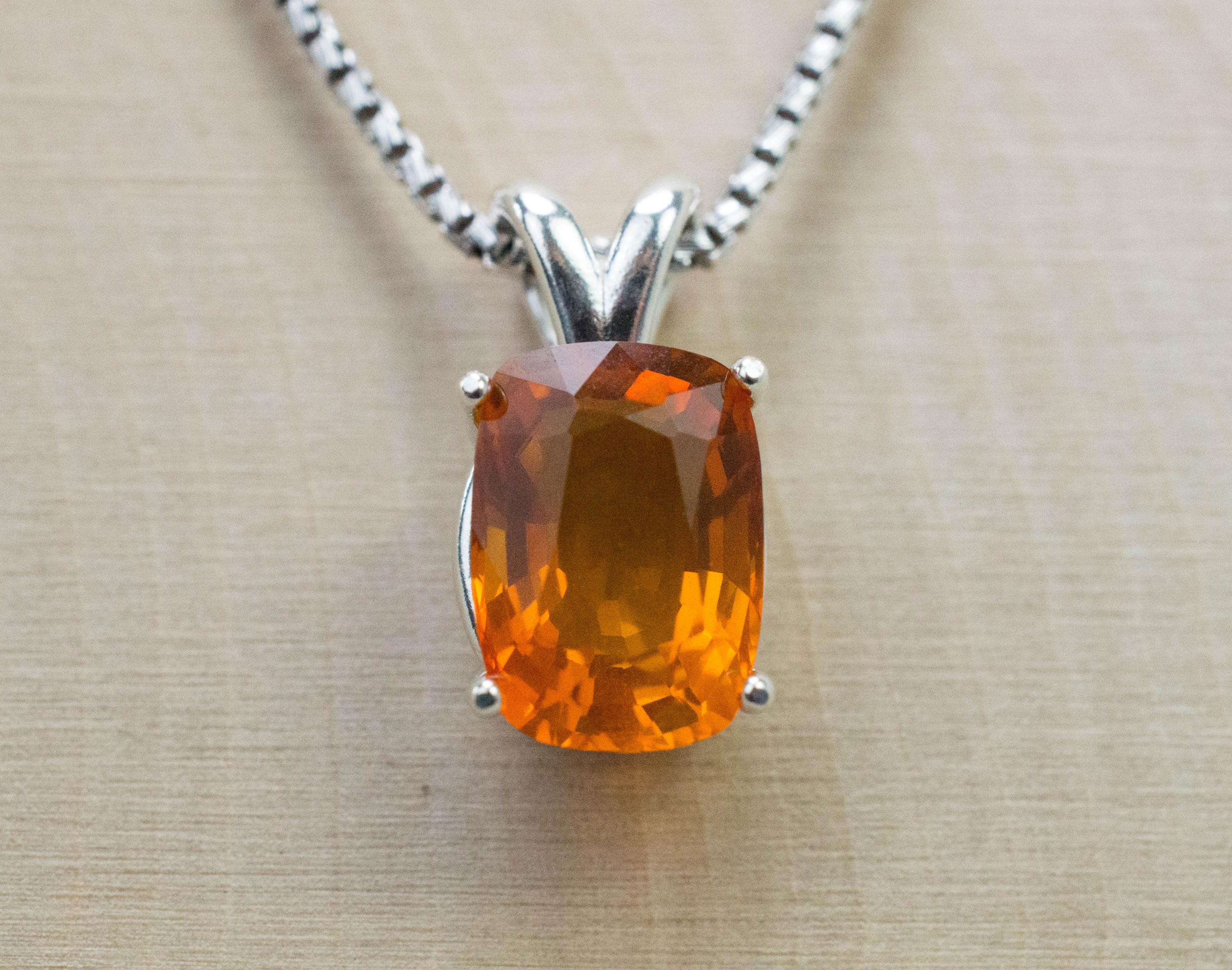 Amber Pendant; Natural Untreated Burma Amber; 1.290cts - Mark Oliver Gems