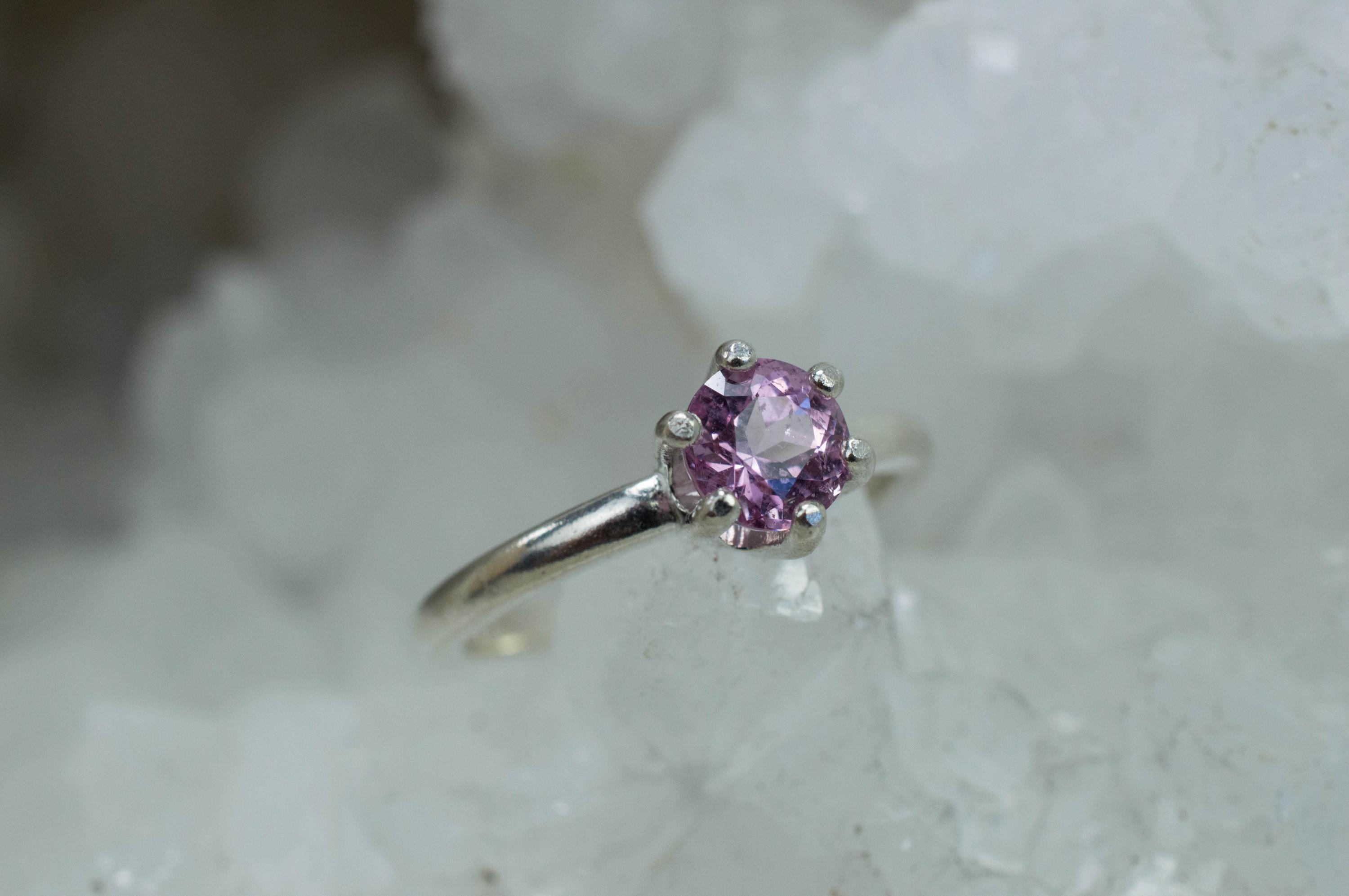 Pink Spinel Ring, Natural Untreated Vietnam Spinel; 0.930cts - Mark Oliver Gems