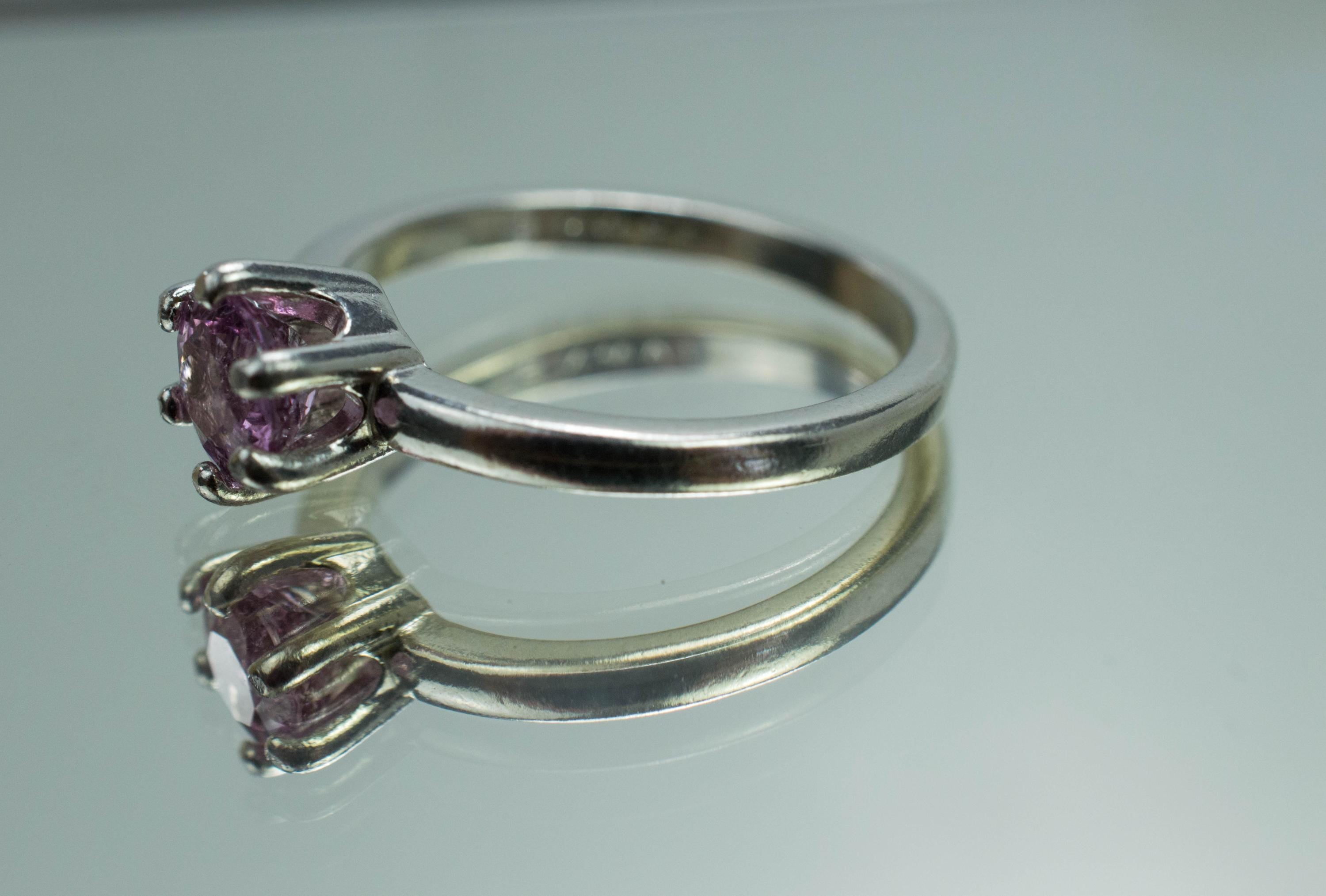 Pink Spinel Ring, Natural Untreated Vietnam Spinel; 0.930cts - Mark Oliver Gems