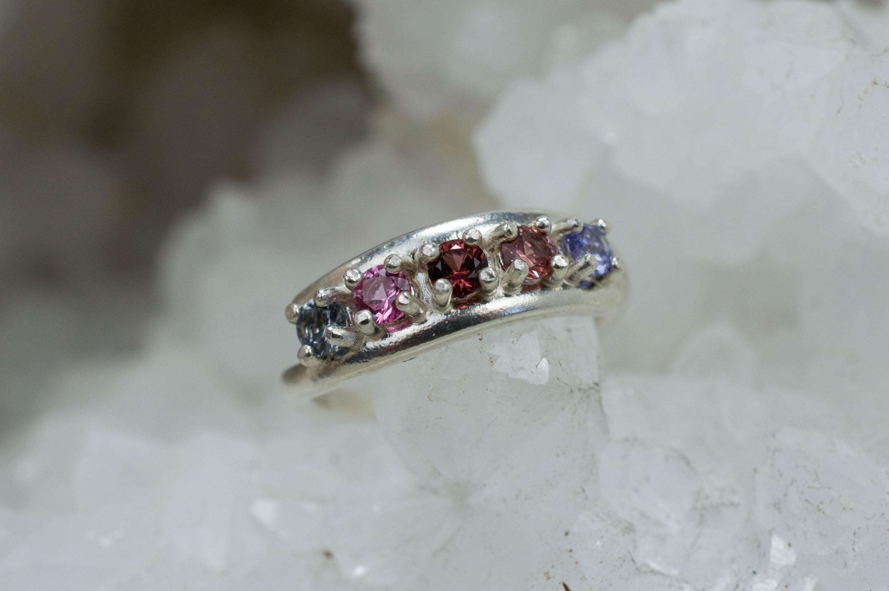 Spinel Ring, Natural Untreated Vietnam Spinel; 0.635cts - Mark Oliver Gems