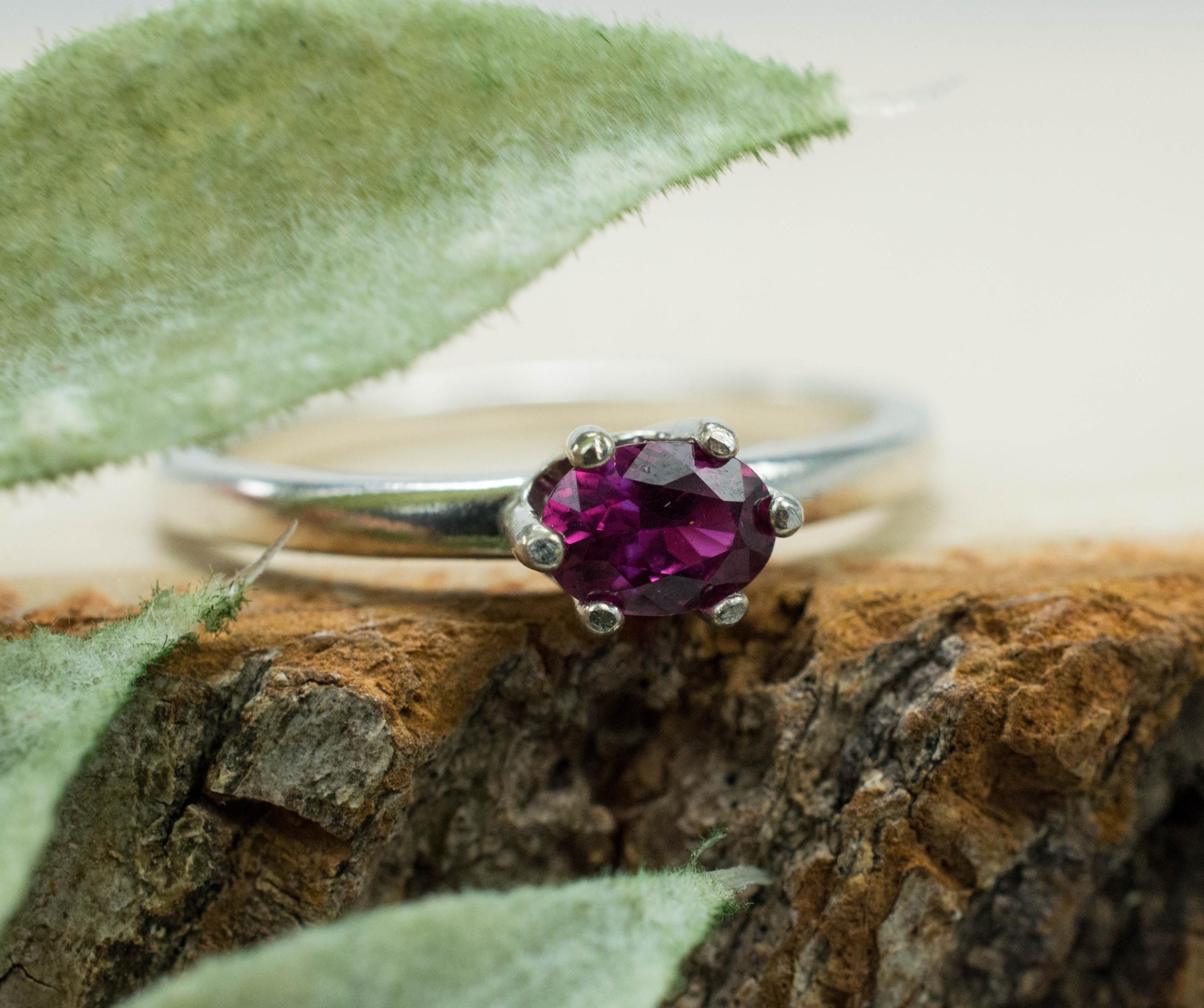 Ruby Ring; Natural Thailand Ruby; 0.410cts - Mark Oliver Gems