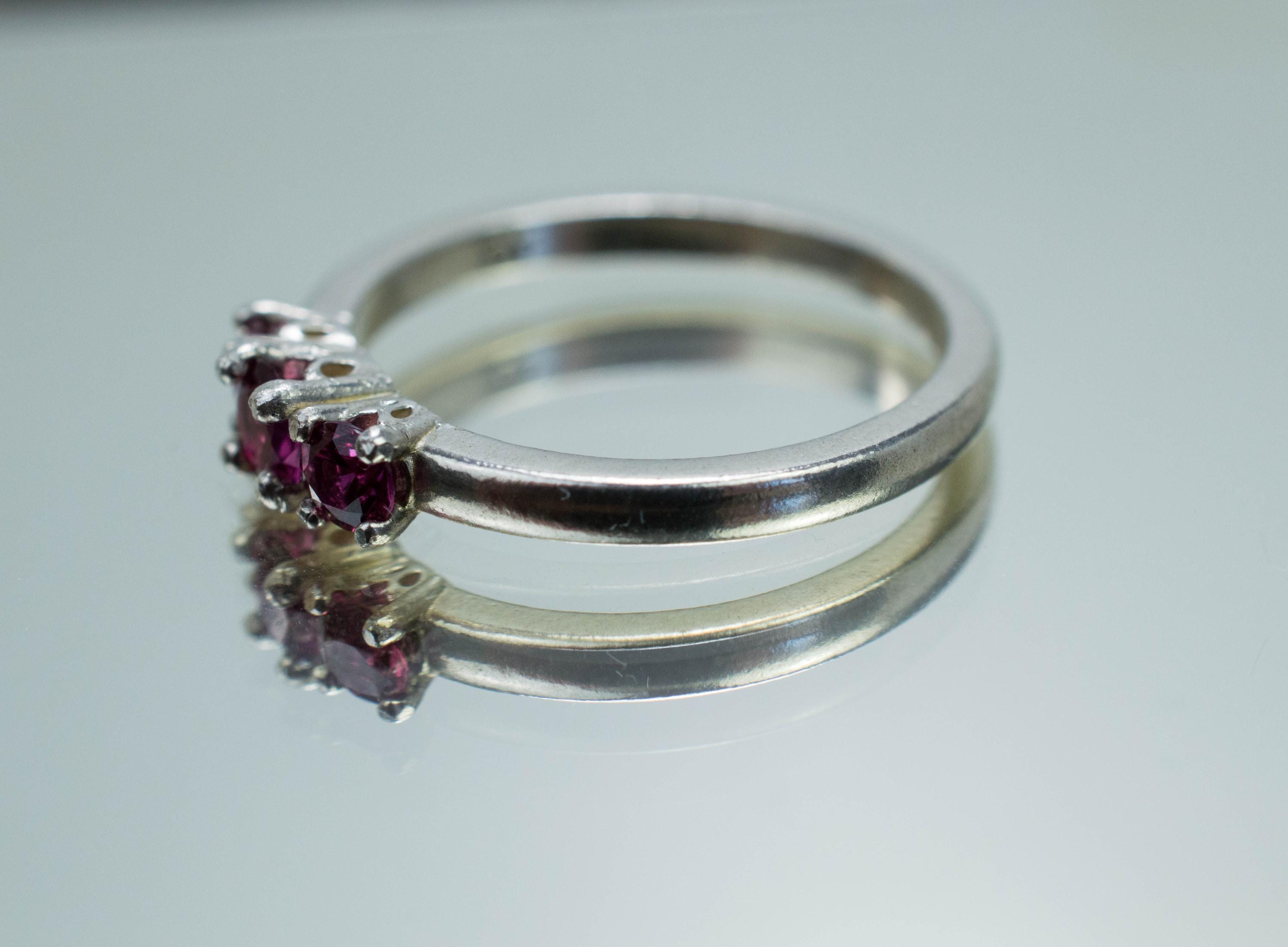 Ruby Ring; Natural Thailand Ruby; 0.500cts - Mark Oliver Gems