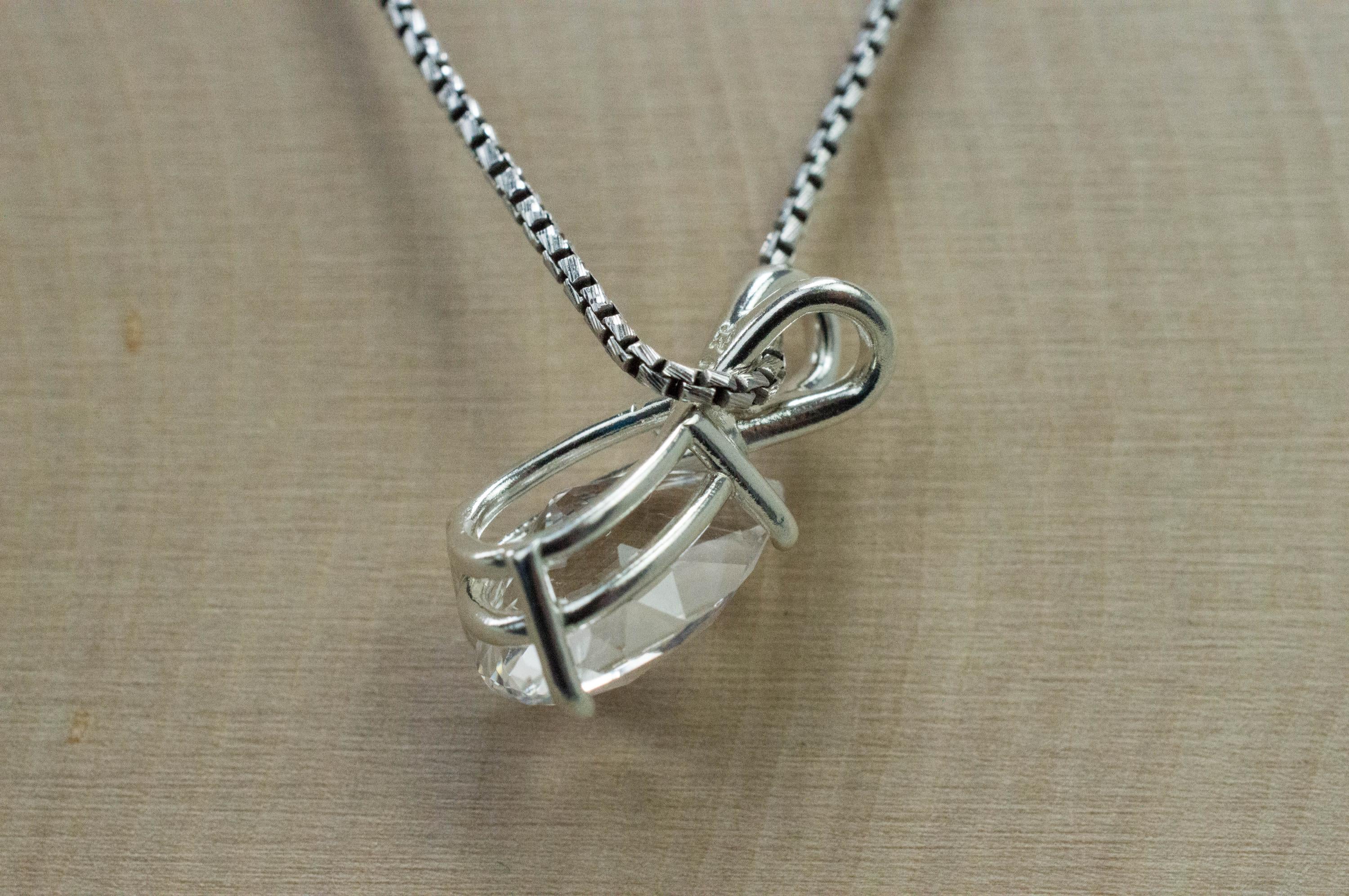 Danburite Pendant; Natural Untreated Mexico Danburite; 4.305cts - Mark Oliver Gems