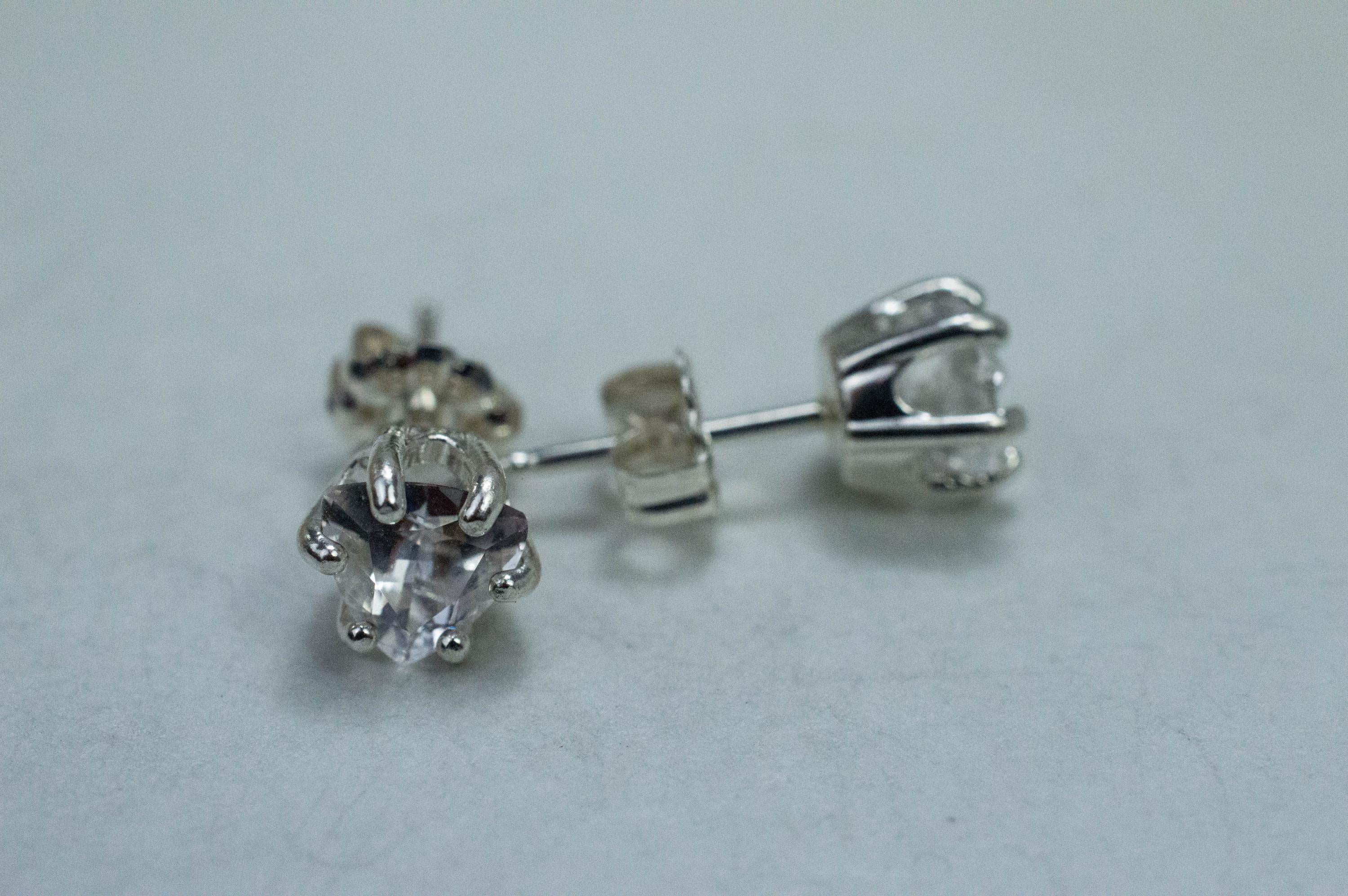 Danburite Earrings; Natural Untreated Mexico Danburite; 1.270cts - Mark Oliver Gems