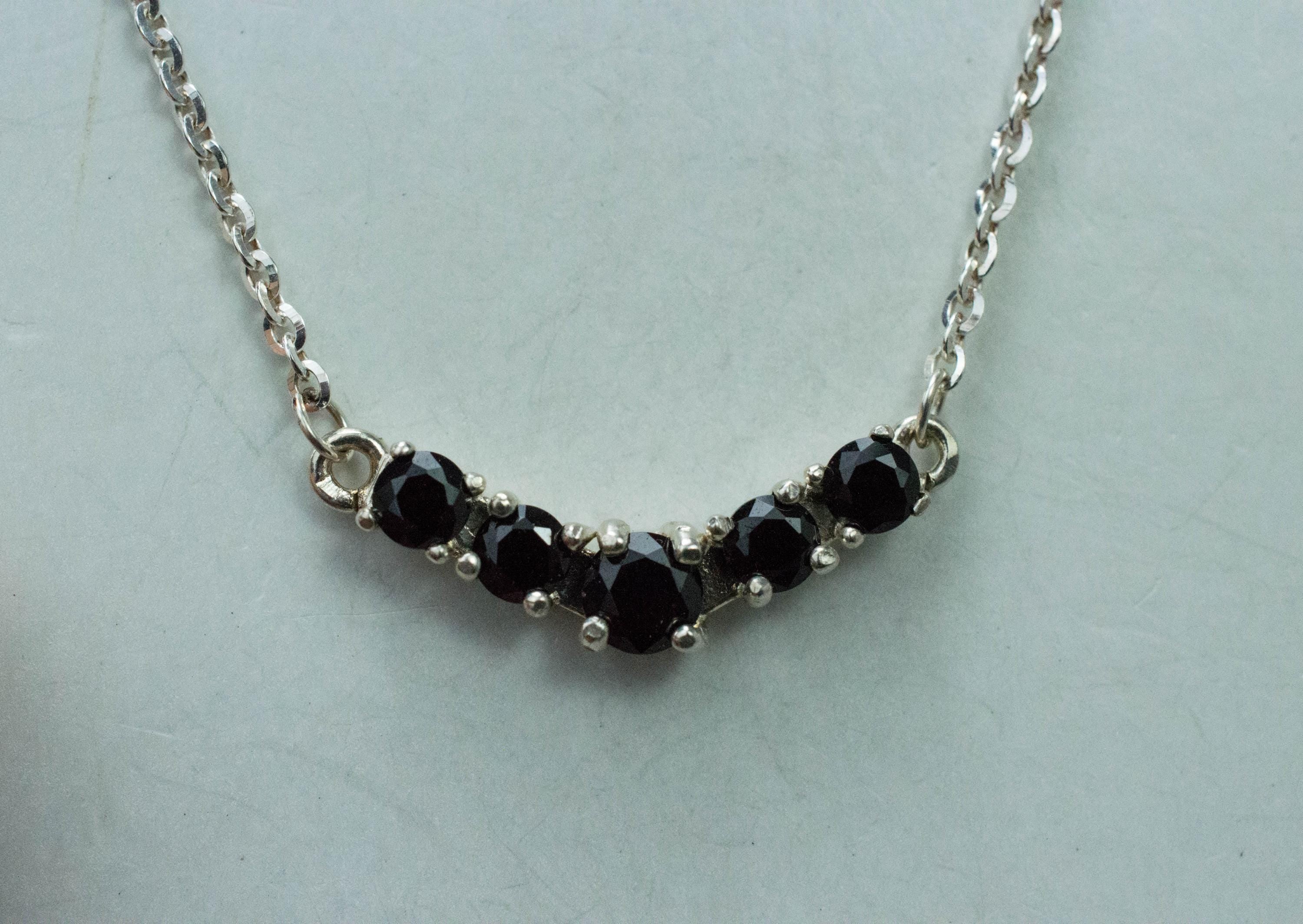 Black Spinel Pendant; Natural Untreated Thailand Spinel; 1.745cts - Mark Oliver Gems