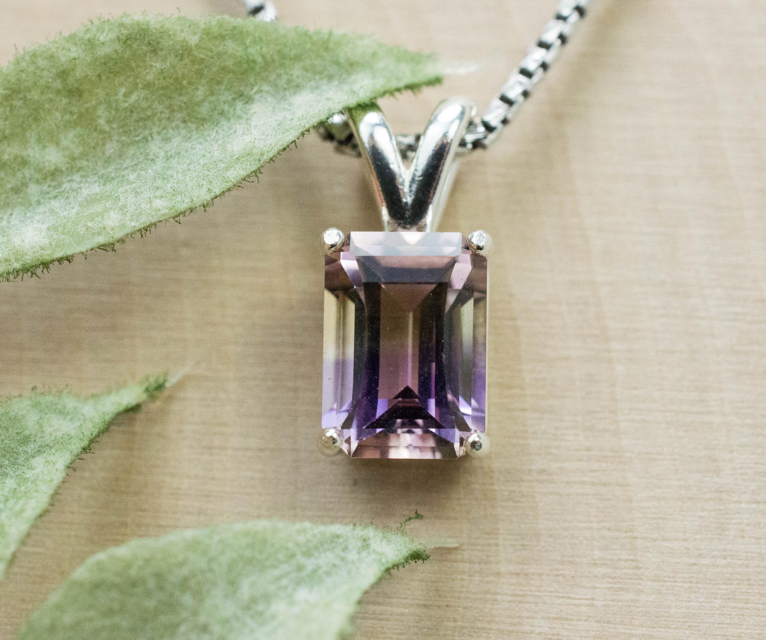 Ametrine Pendant; Natural Untreated Bolivia Ametrine; 2.130cts - Mark Oliver Gems