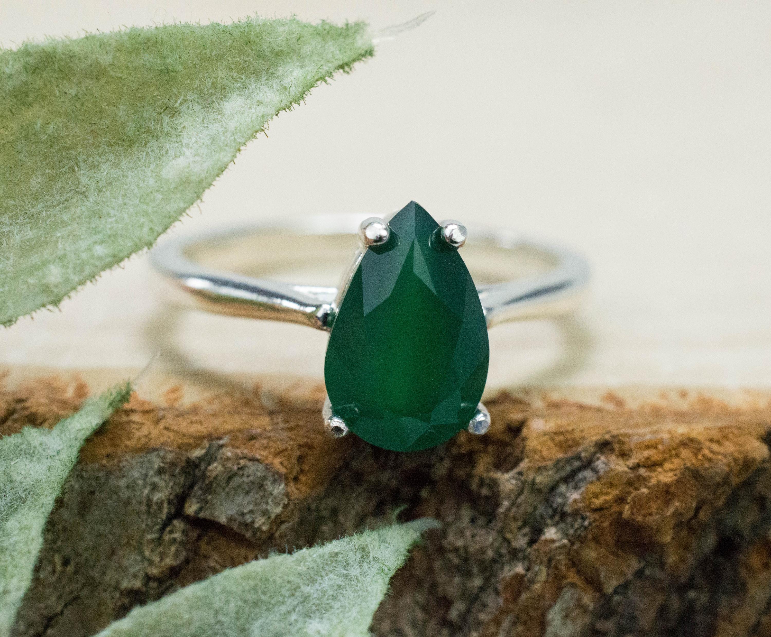 Chrome Chalcedony Ring; Natural Untreated Zimbabwe Chalcedony; 1.430cts - Mark Oliver Gems