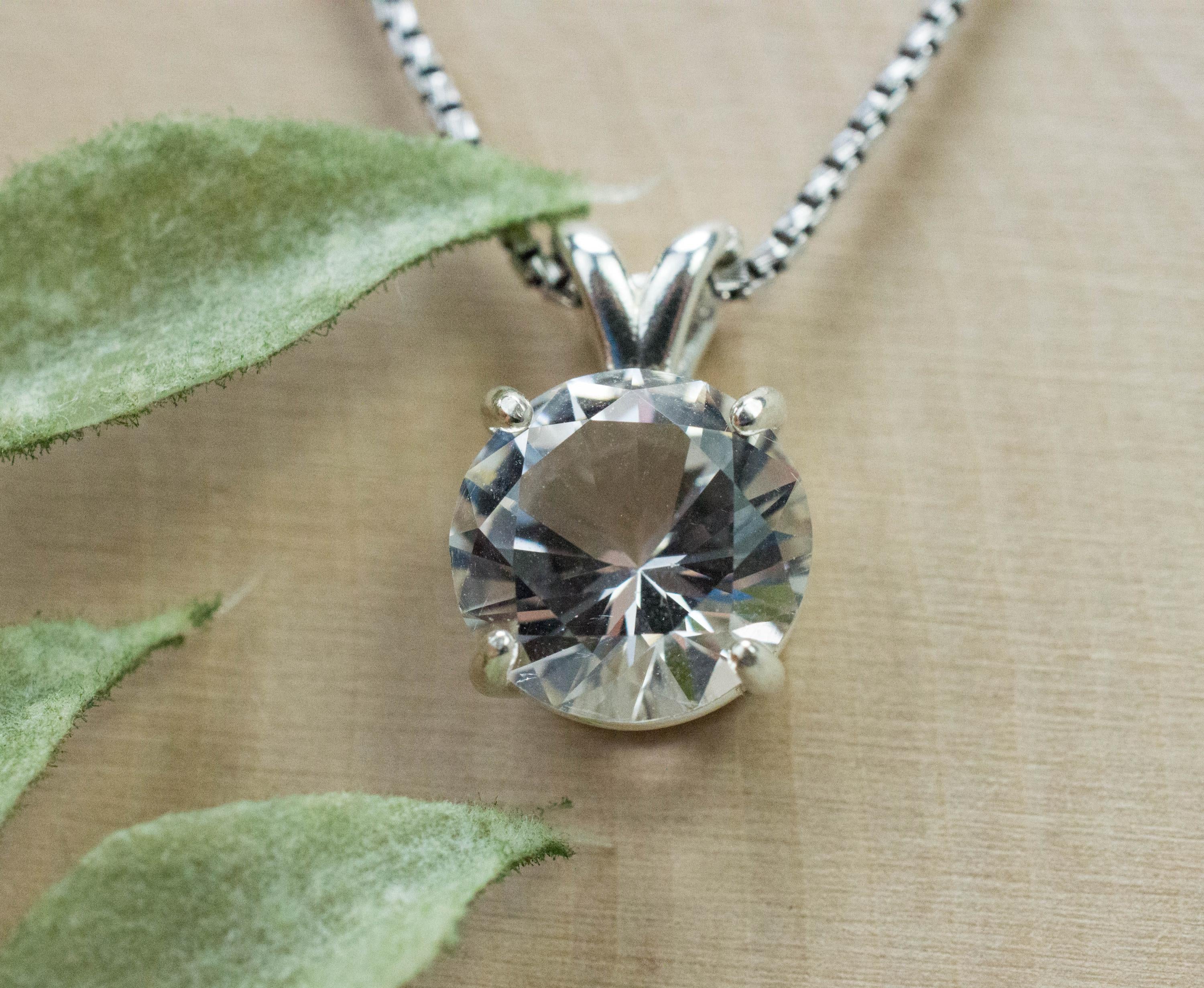 Danburite Pendant; Natural Untreated Mexico Danburite; 4.140cts - Mark Oliver Gems