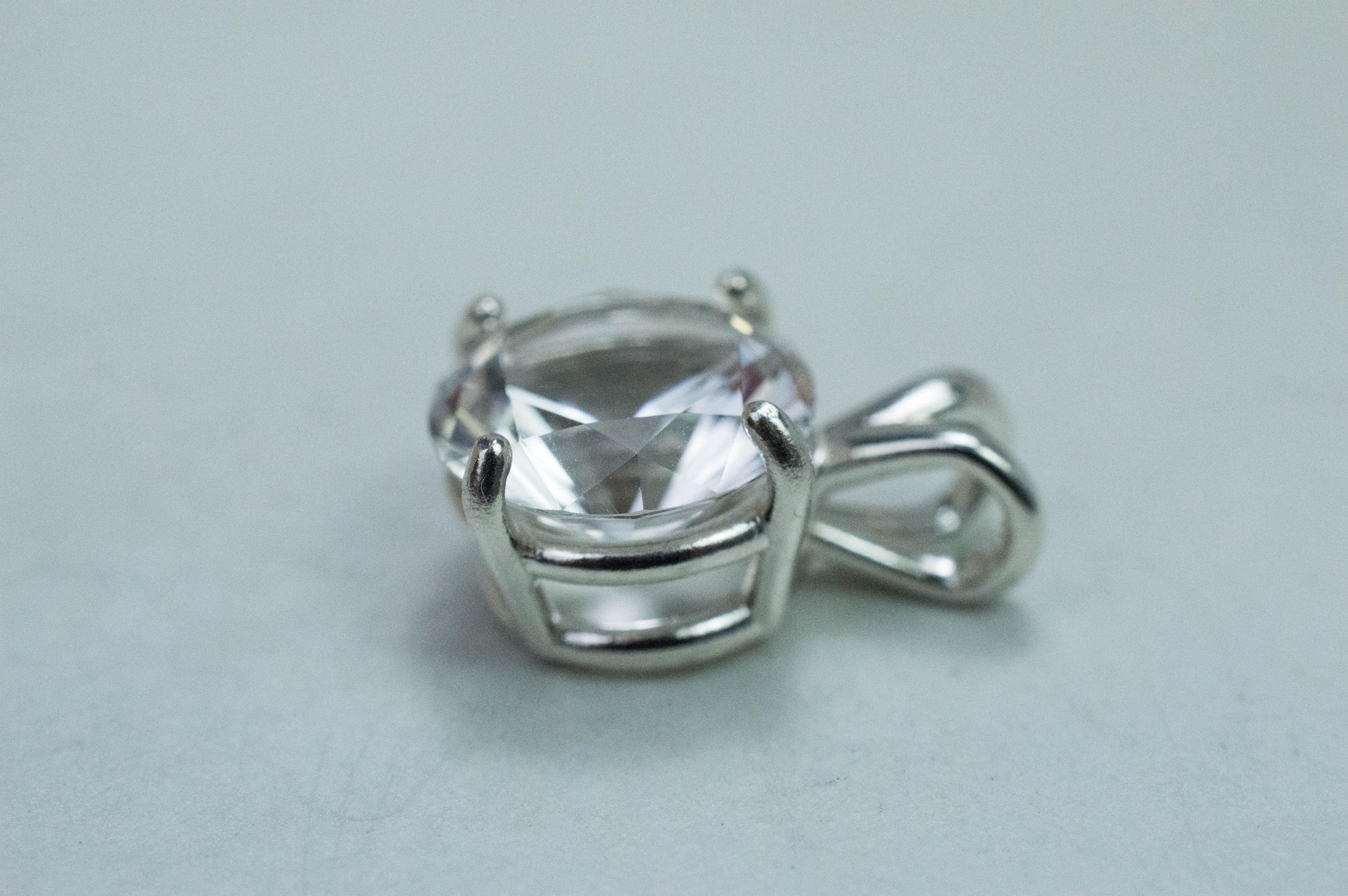 Danburite Pendant; Natural Untreated Mexico Danburite; 4.140cts - Mark Oliver Gems