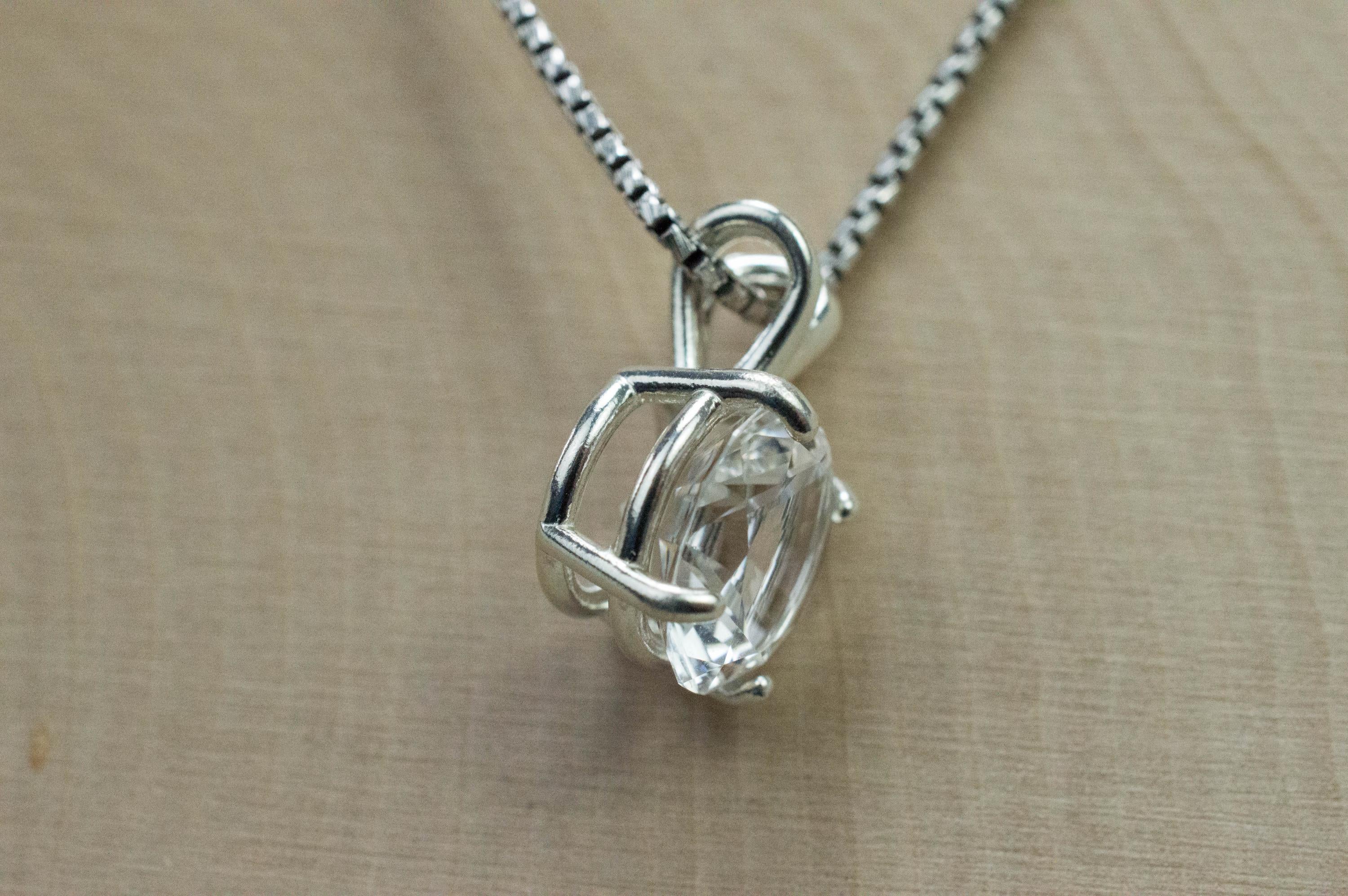 Danburite Pendant; Natural Untreated Mexico Danburite; 4.140cts - Mark Oliver Gems