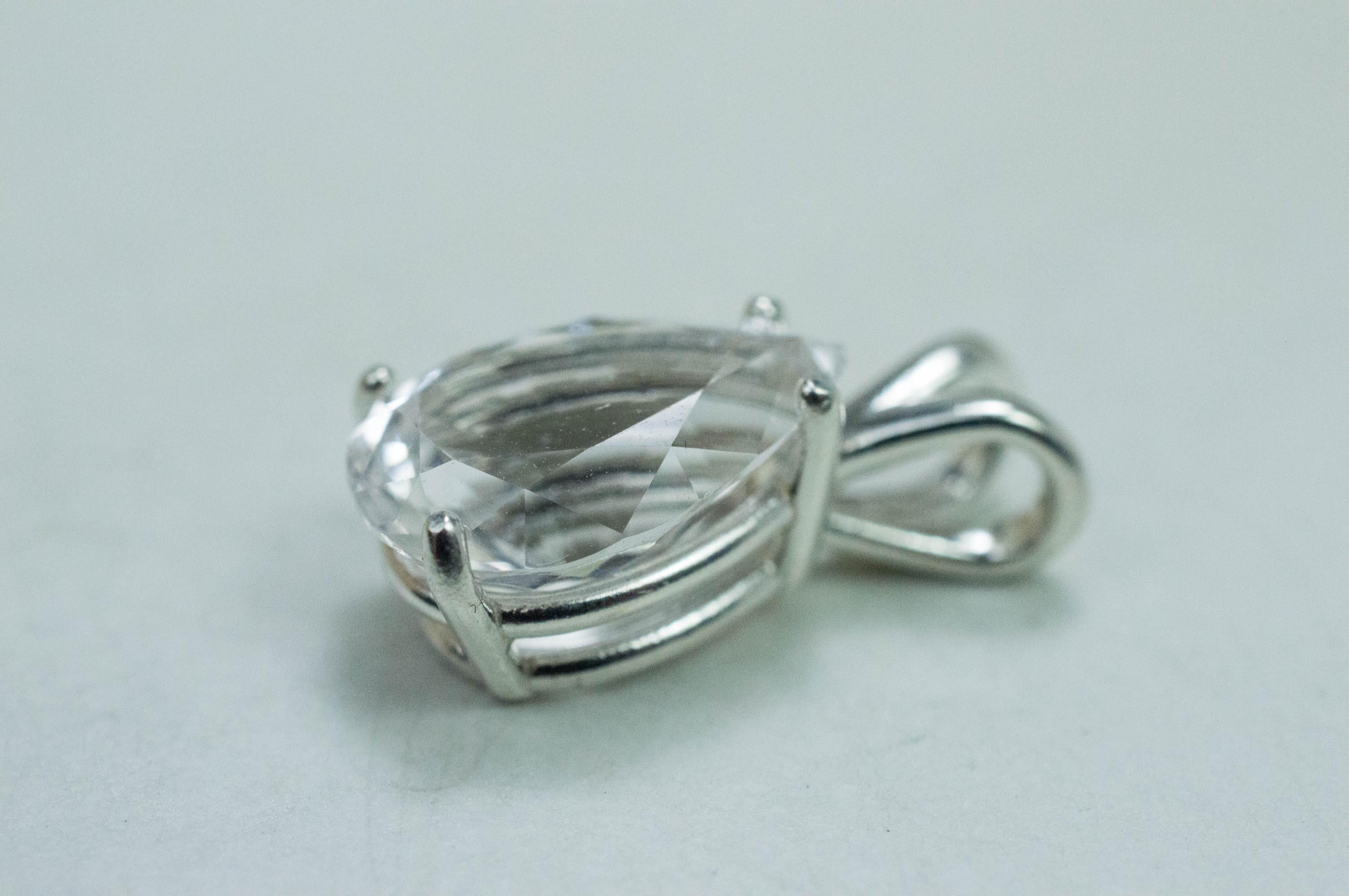 Danburite Pendant; Natural Untreated Mexico Danburite; 4.305cts - Mark Oliver Gems