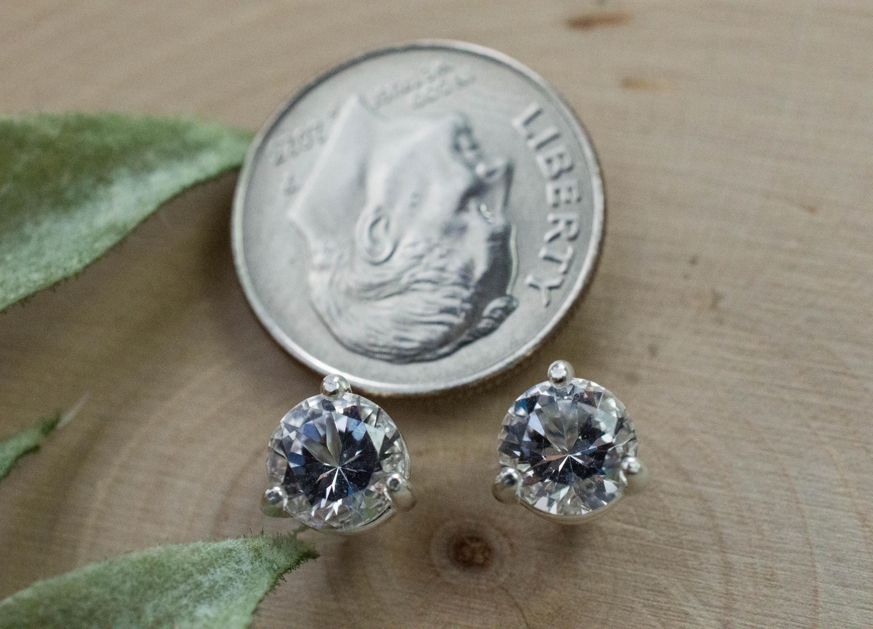 Danburite Earrings; Natural Untreated Mexico Danburite; 1.550cts - Mark Oliver Gems