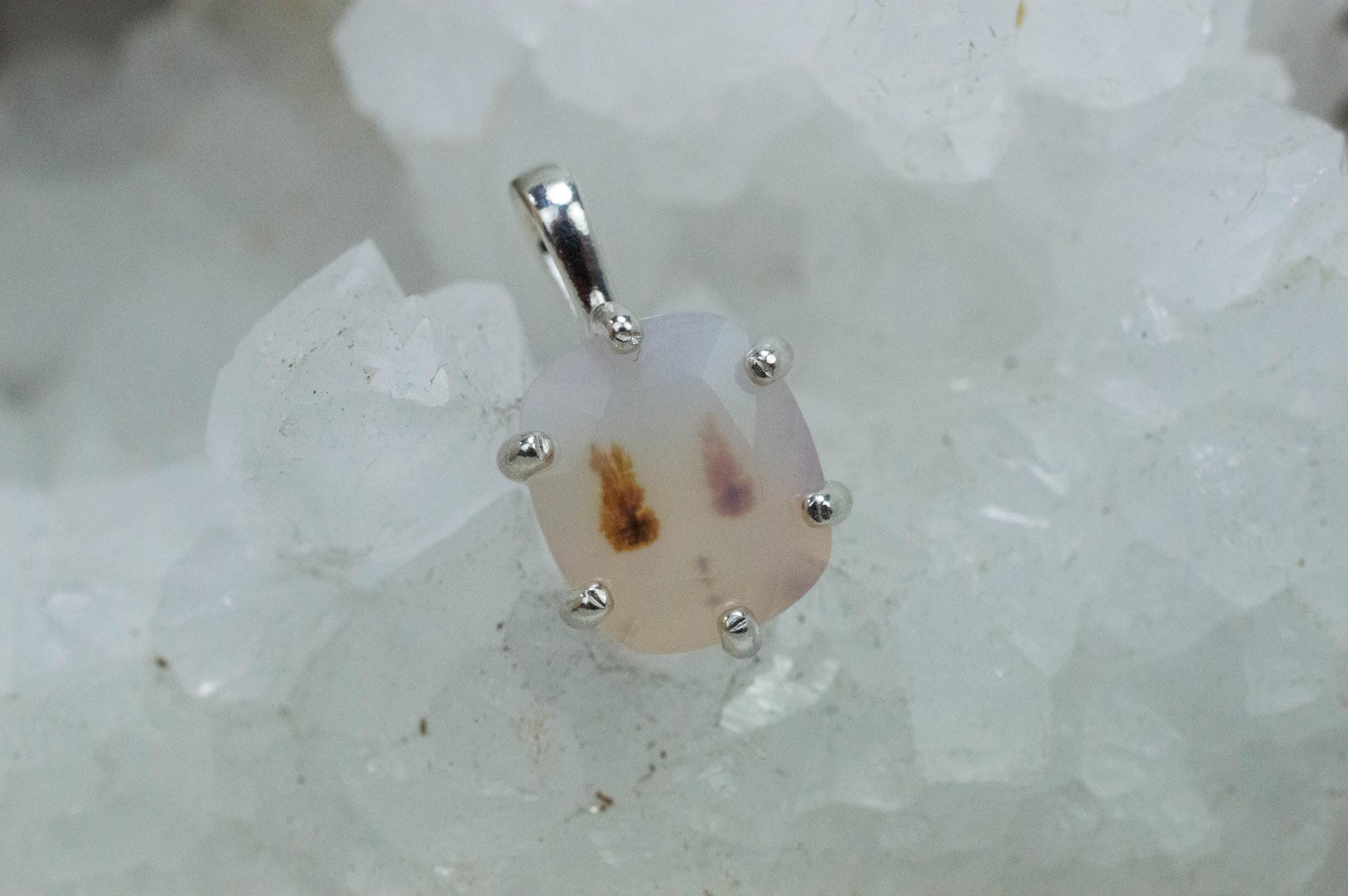 Montana Moss Agate Pendant, Natural Untreated USA Agate; 4.435cts - Mark Oliver Gems