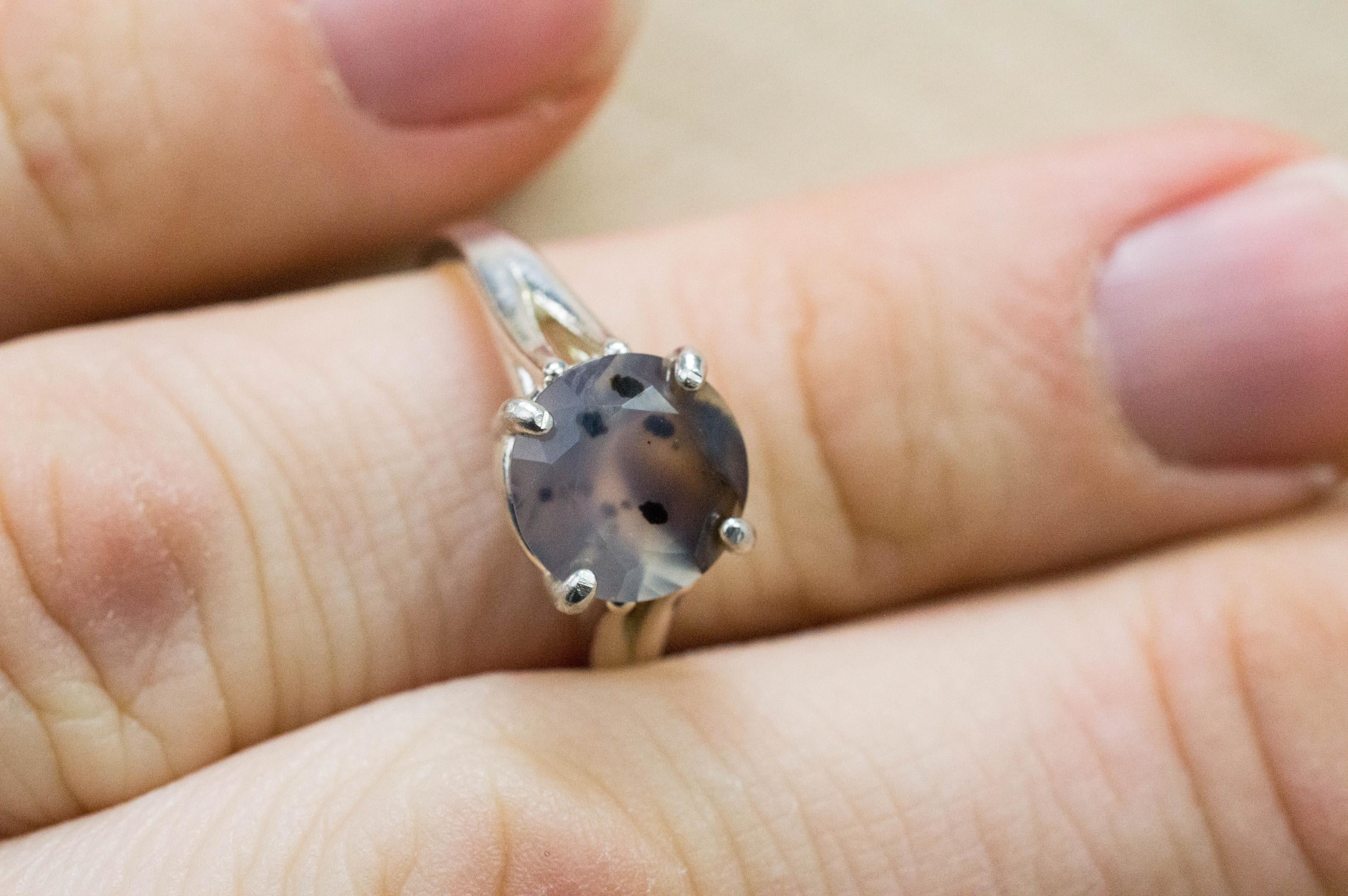 Montana Moss Agate Ring; Genuine Untreated USA Agate; 2.290cts - Mark Oliver Gems