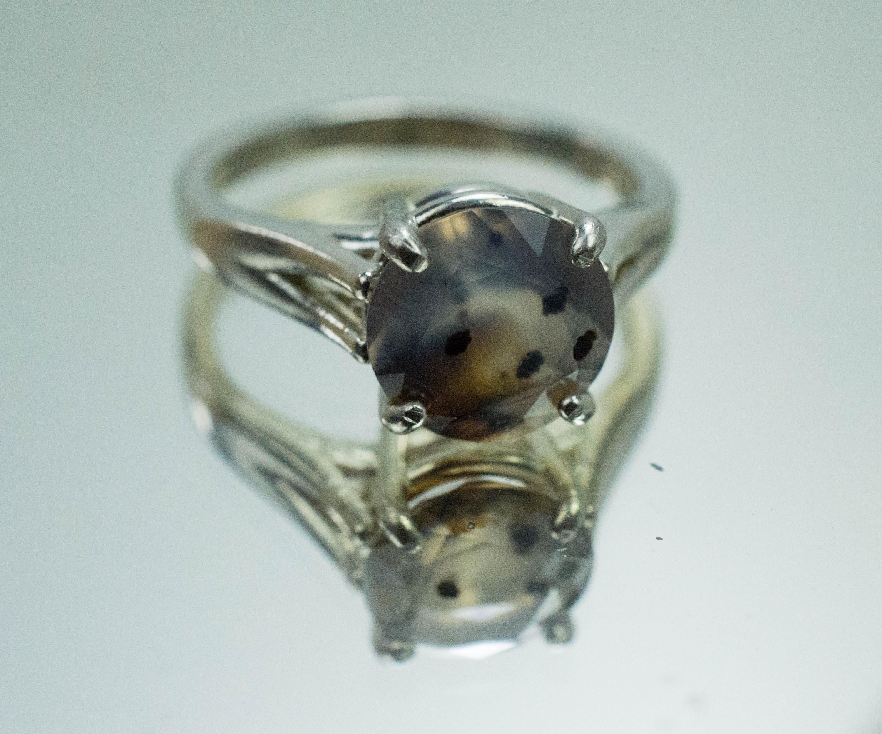 Montana Moss Agate Ring; Genuine Untreated USA Agate; 2.290cts - Mark Oliver Gems