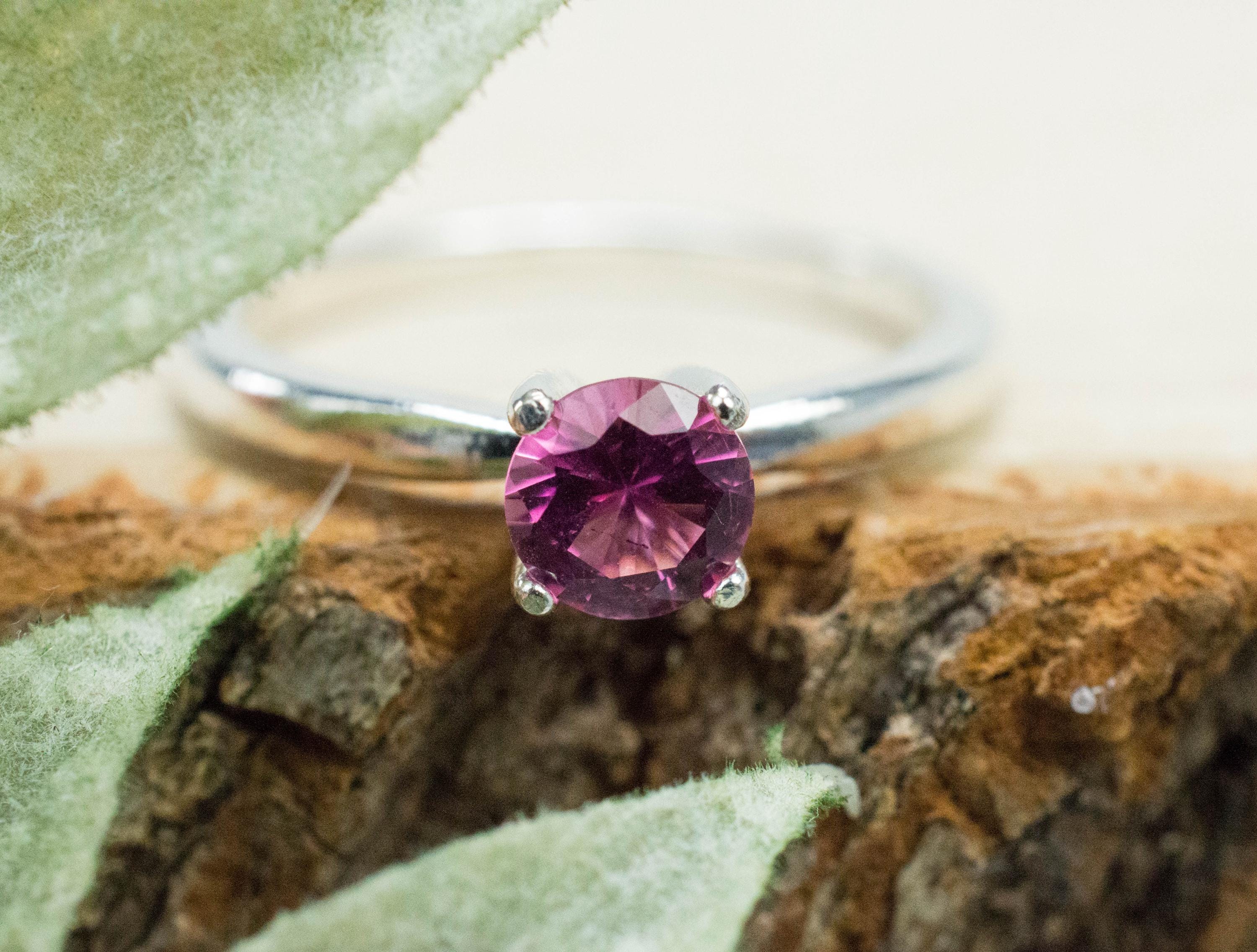 Pink Tourmaline Ring, Natural Untreated San Diego Tourmaline; 0.475cts - Mark Oliver Gems